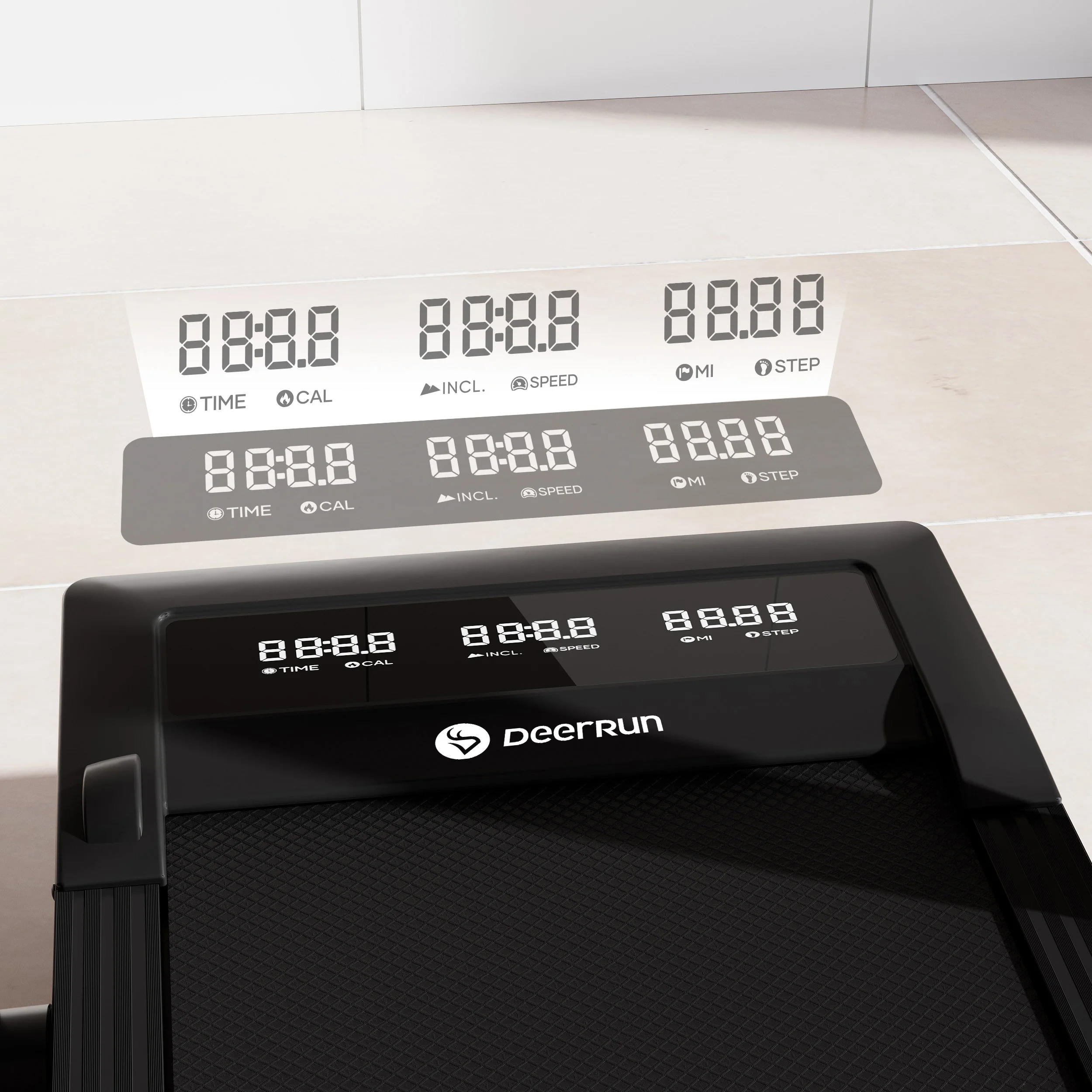 DeerRun Z10 Pro Muse Type 2 in 1 Foldable Treadmill with Remote Control, 12% Auto Incline - Image 13