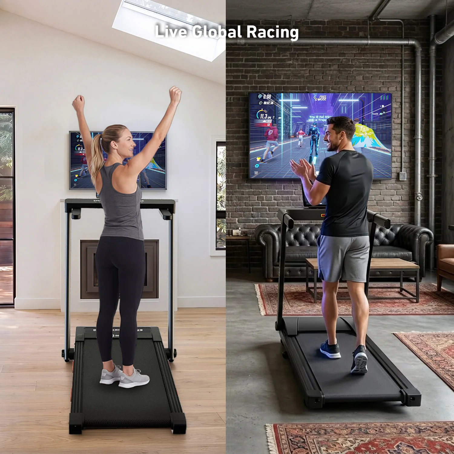 DeerRun Z10 Pro Muse Type 2 in 1 Foldable Treadmill with Remote Control, 12% Auto Incline - Image 14