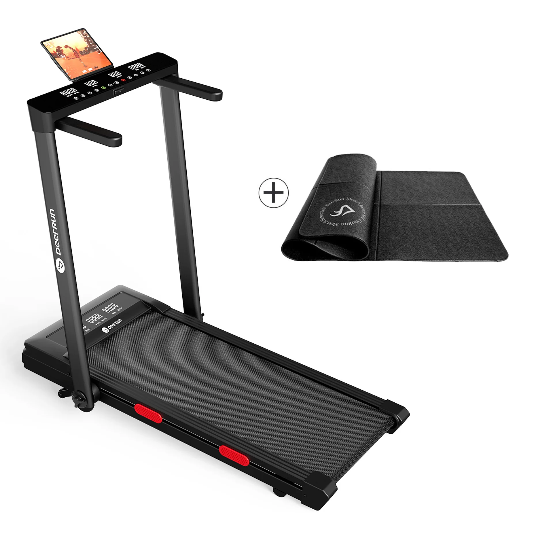 DeerRun Z10 Pro Muse Type 2 in 1 Foldable Treadmill with Remote Control, 12% Auto Incline - Image 27