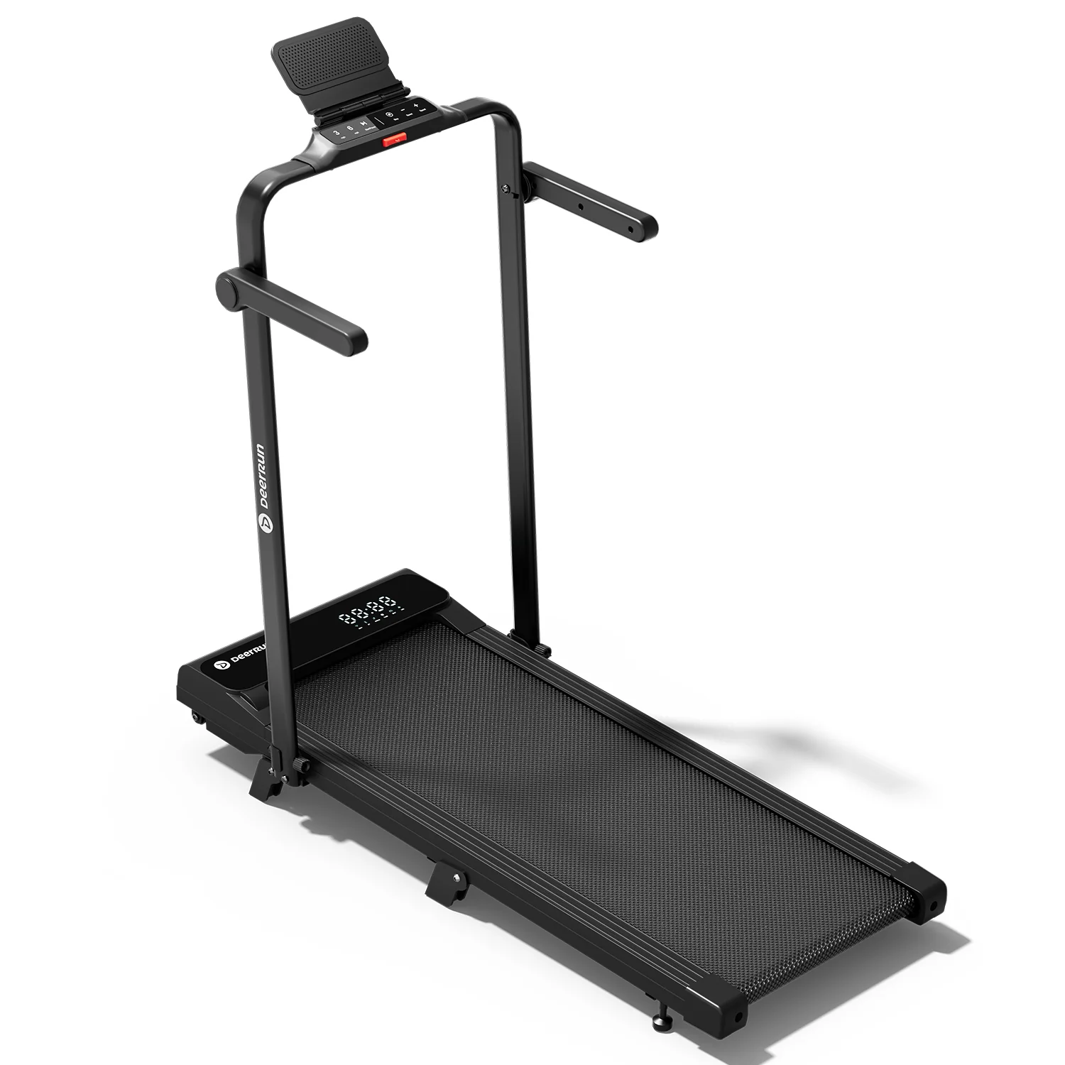 DeerRun A6 Plus Quiet 2-in-1 Foldable Treadmill for Home Walk, Run & Save Space -With 5% Incline, Handlebar & Full Display Screen - Image 22
