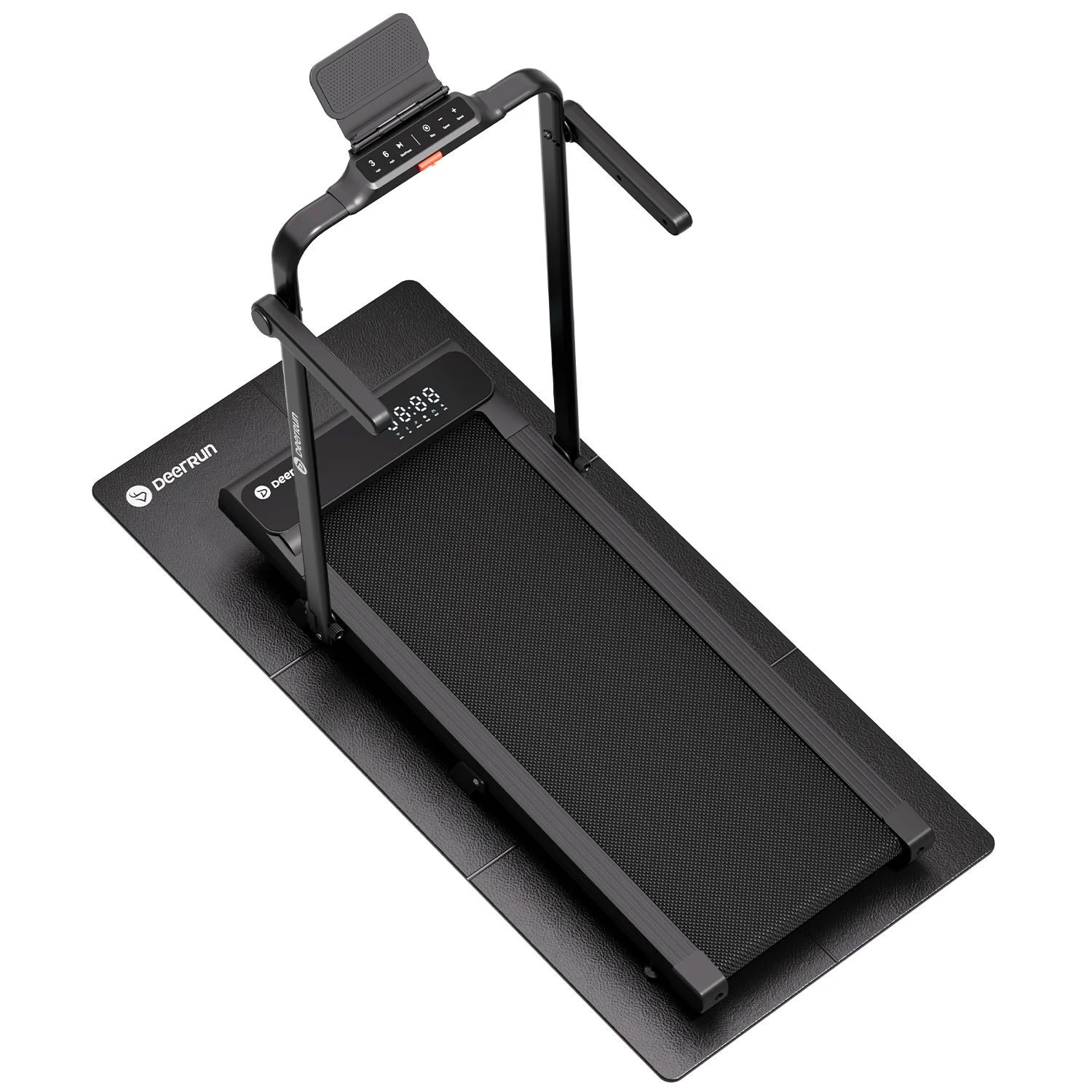 DeerRun A6 Plus Quiet 2-in-1 Foldable Treadmill for Home Walk, Run & Save Space -With 5% Incline, Handlebar & Full Display Screen - Image 24