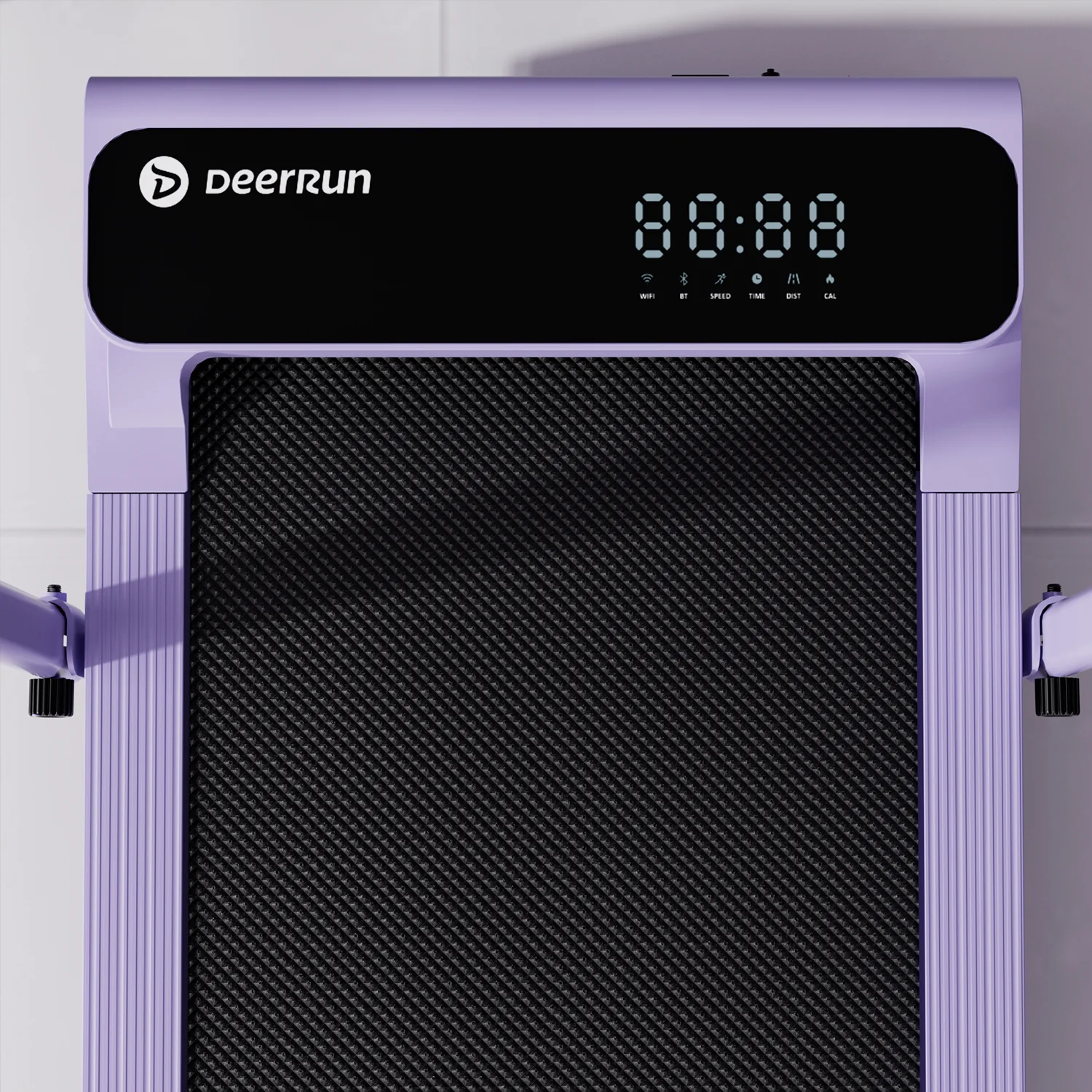 2026 New A6 Plus Handle 5% Incline 2 in 1 Foldable Treadmill with Whole Screen Upgraded Chip & NFC Support | 300 lbs, 7.5 mph, Purple - Image 21