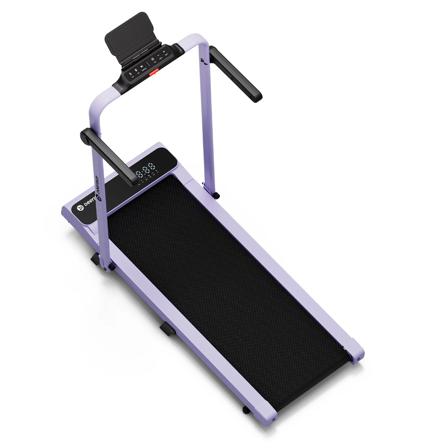 2026 New A6 Plus Handle 5% Incline 2 in 1 Foldable Treadmill with Whole Screen Upgraded Chip & NFC Support | 300 lbs, 7.5 mph, Purple - Image 23