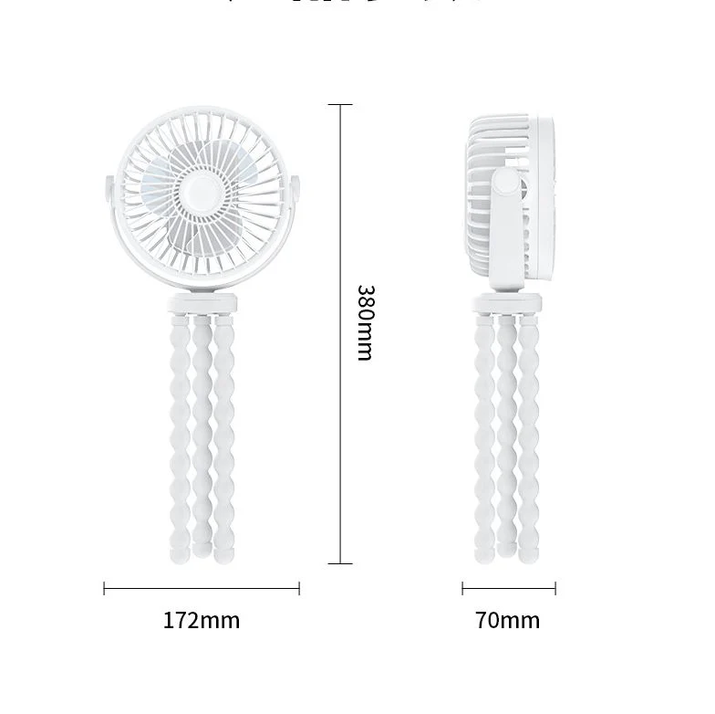 DeerRun® Battery Powered Treadmill Fan, Flexible Tripod Clip-on Fan - Ship as Bundle Only - Image 4