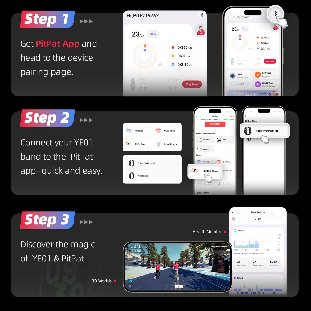 DeerRun® Fitness Smart Watch: Sync to PitPat App & Track Workouts - Image 4