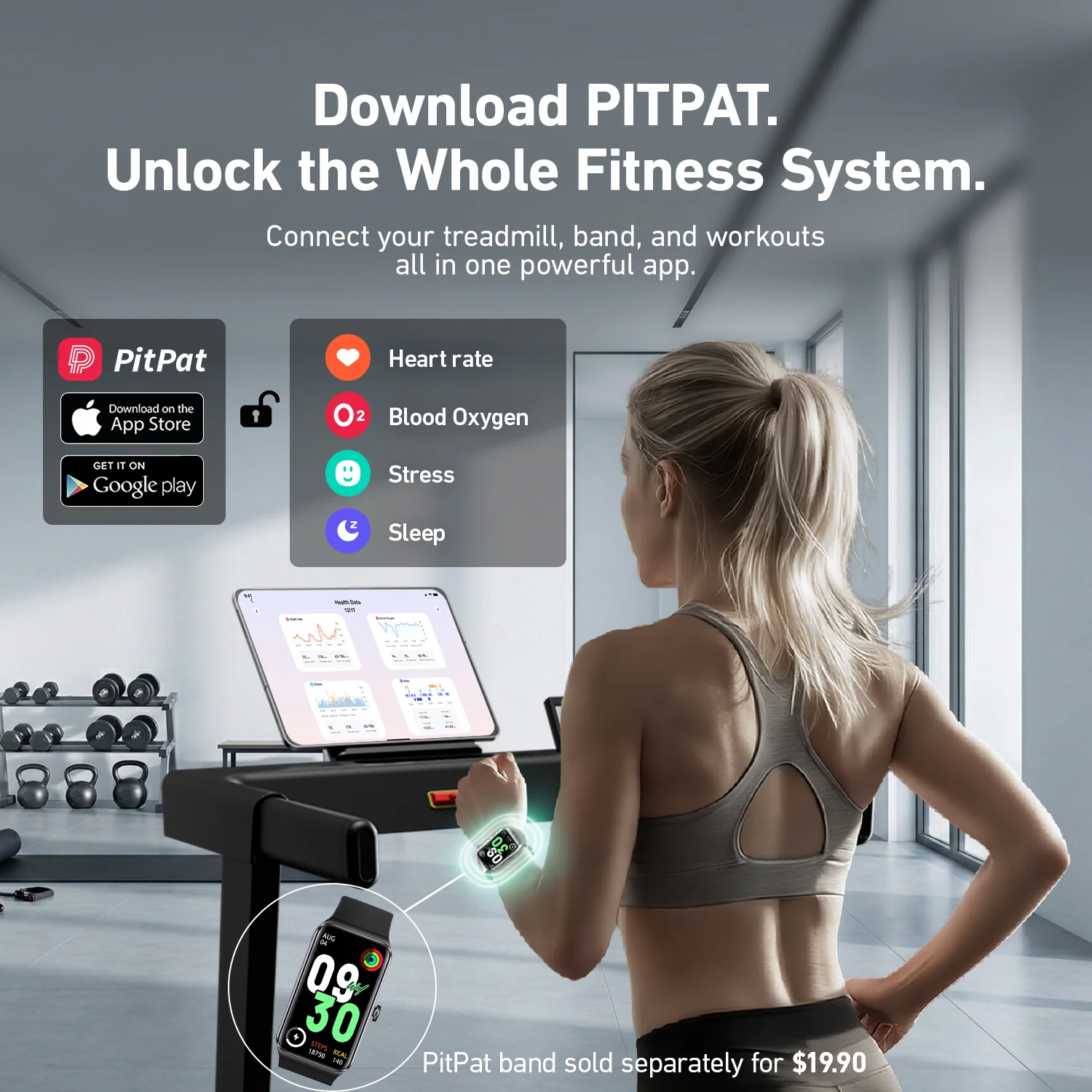DeerRun® Fitness Smart Watch: Sync to PitPat App & Track Workouts - Image 9
