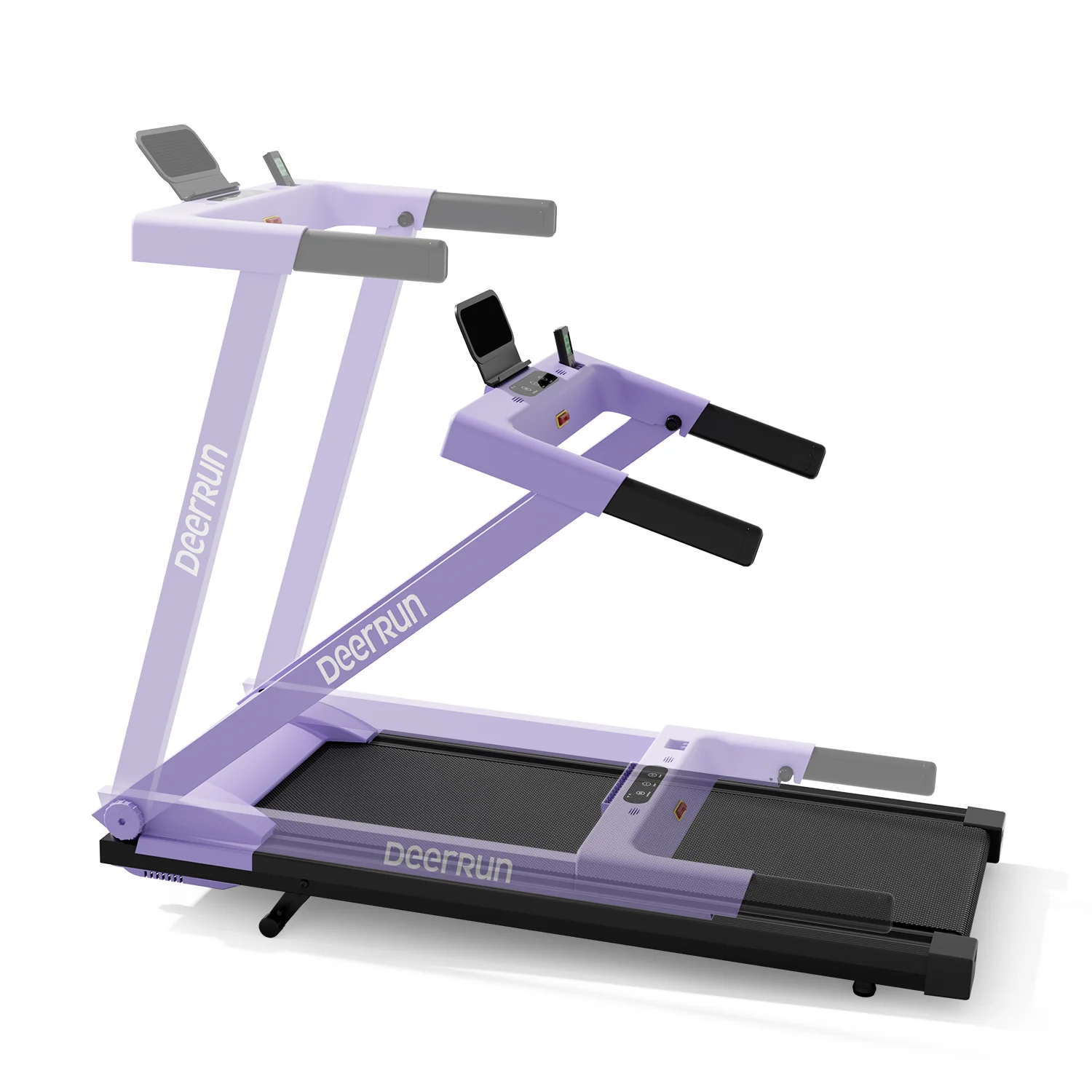 DeerRun All-New 2026 A1 Pro Move+  6% Incline Foldable Treadmill——Upgraded Chip & NFC Support | 350 lbs, 10 mph Dreamy Violet - Image 19