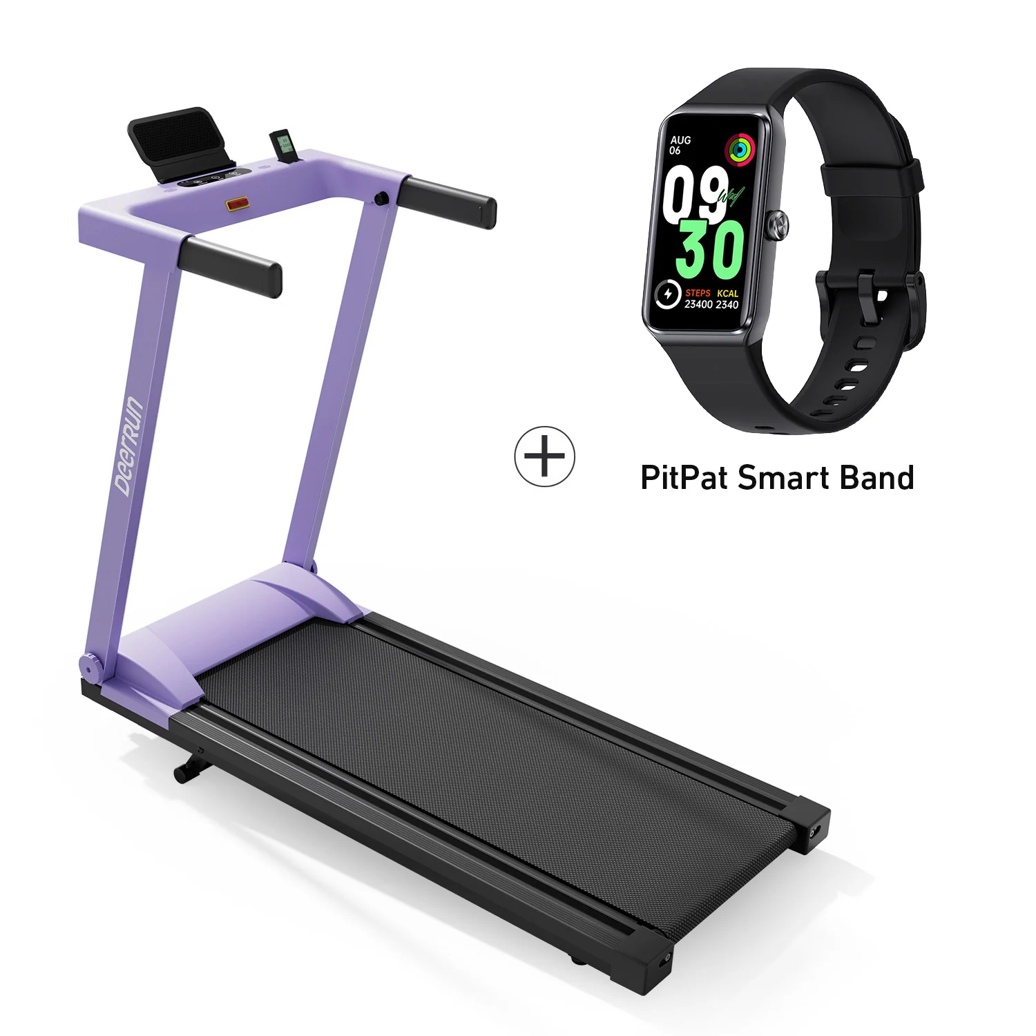 DeerRun All-New 2026 A1 Pro Move+  6% Incline Foldable Treadmill——Upgraded Chip & NFC Support | 350 lbs, 10 mph Dreamy Violet - Image 30