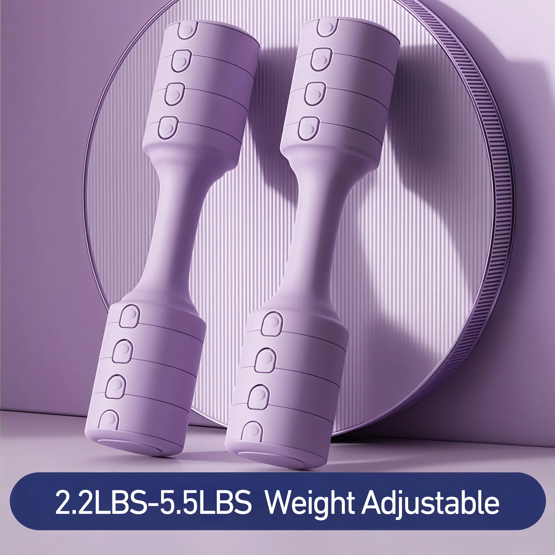 DeerRun® Dumbbell - Each 3.3lbs to 5.5lbs for Women at Home - Image 10