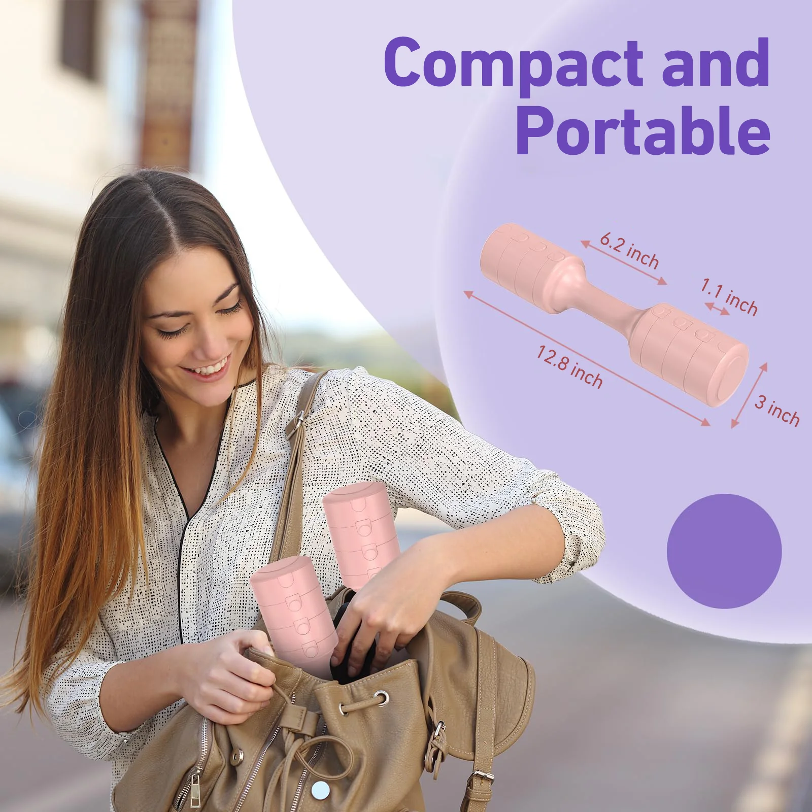 DeerRun® Dumbbell - Each 3.3lbs to 5.5lbs for Women at Home - Image 4