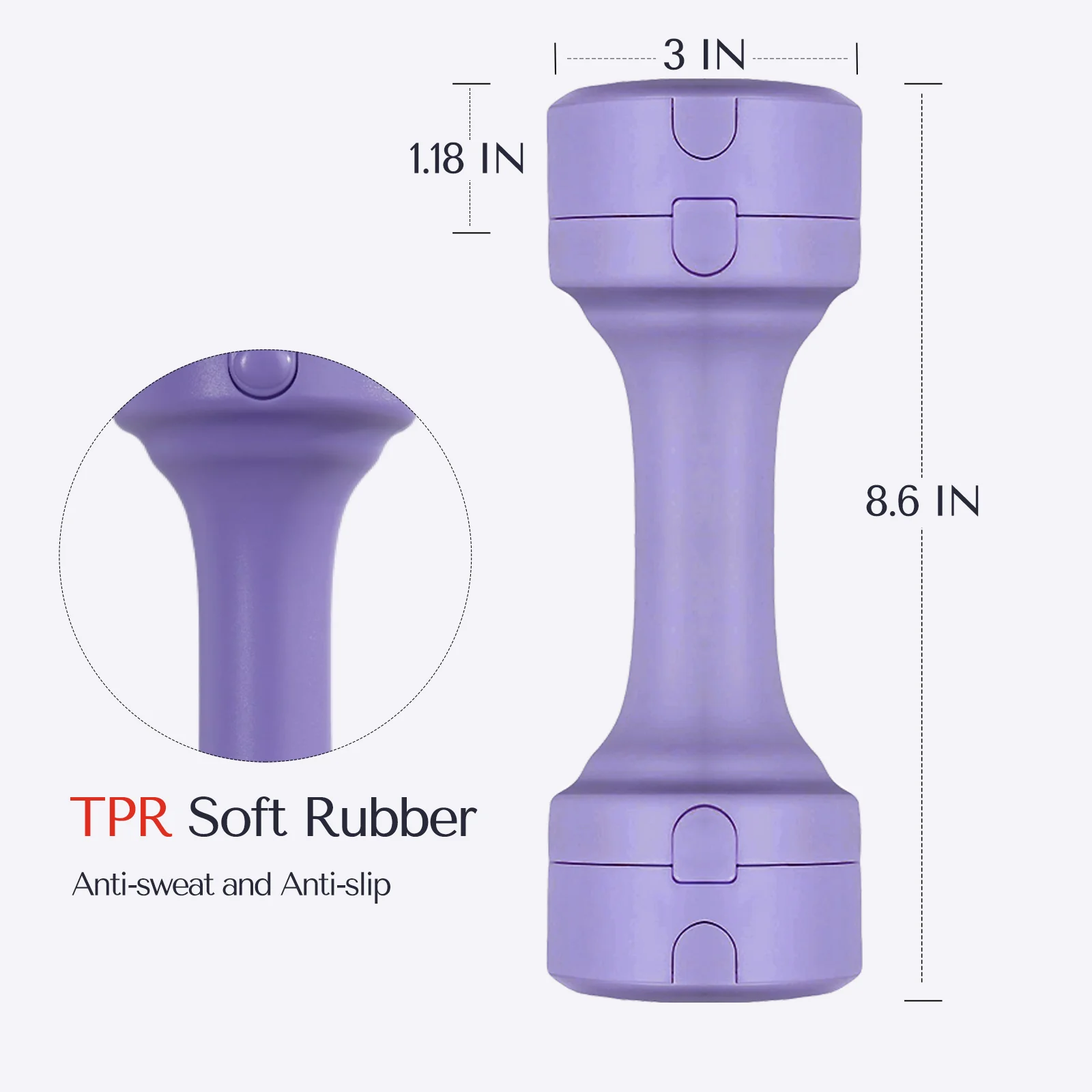 DeerRun® Dumbbell - Each 3.3lbs to 5.5lbs for Women at Home - Image 5