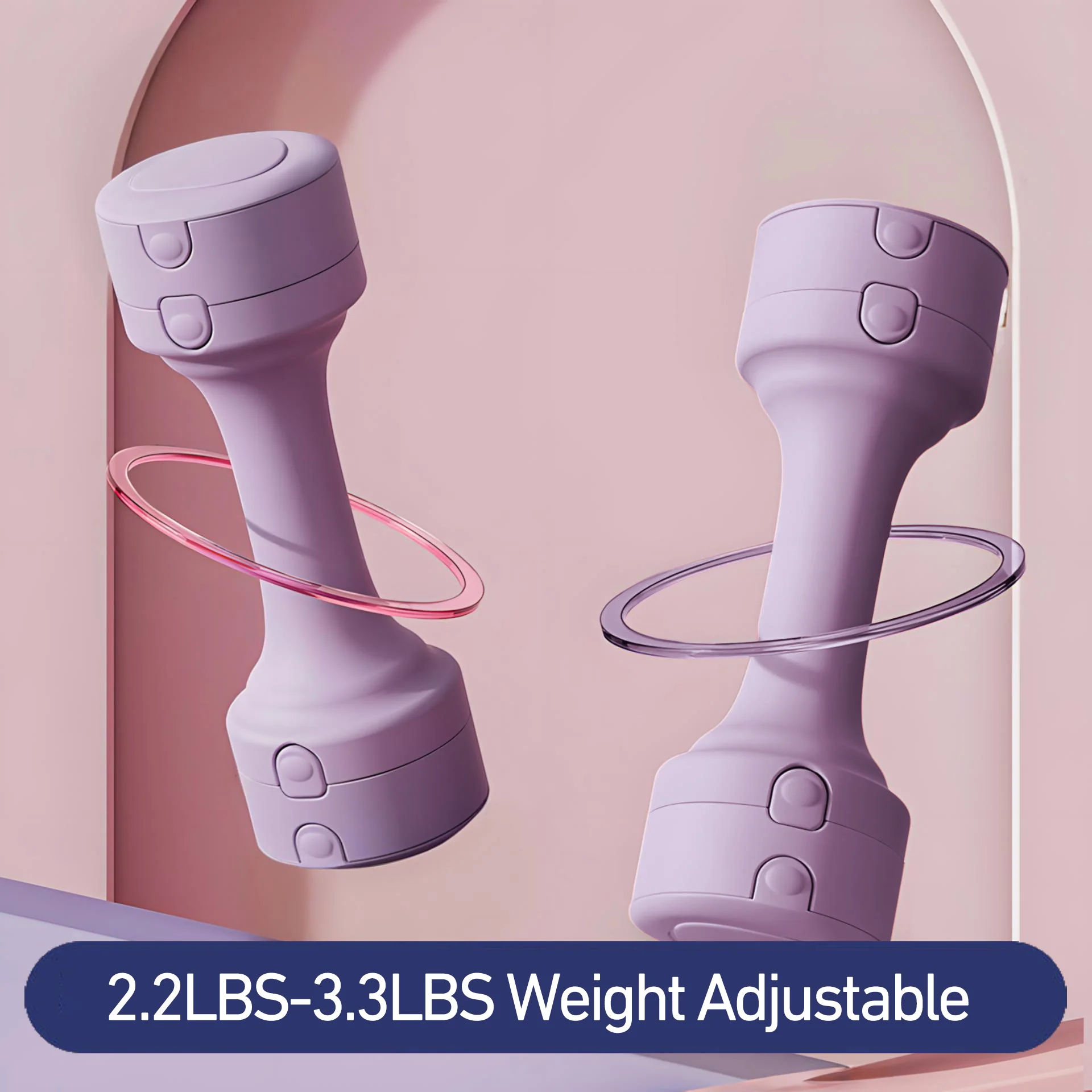 DeerRun® Dumbbell - Each 3.3lbs to 5.5lbs for Women at Home - Image 8