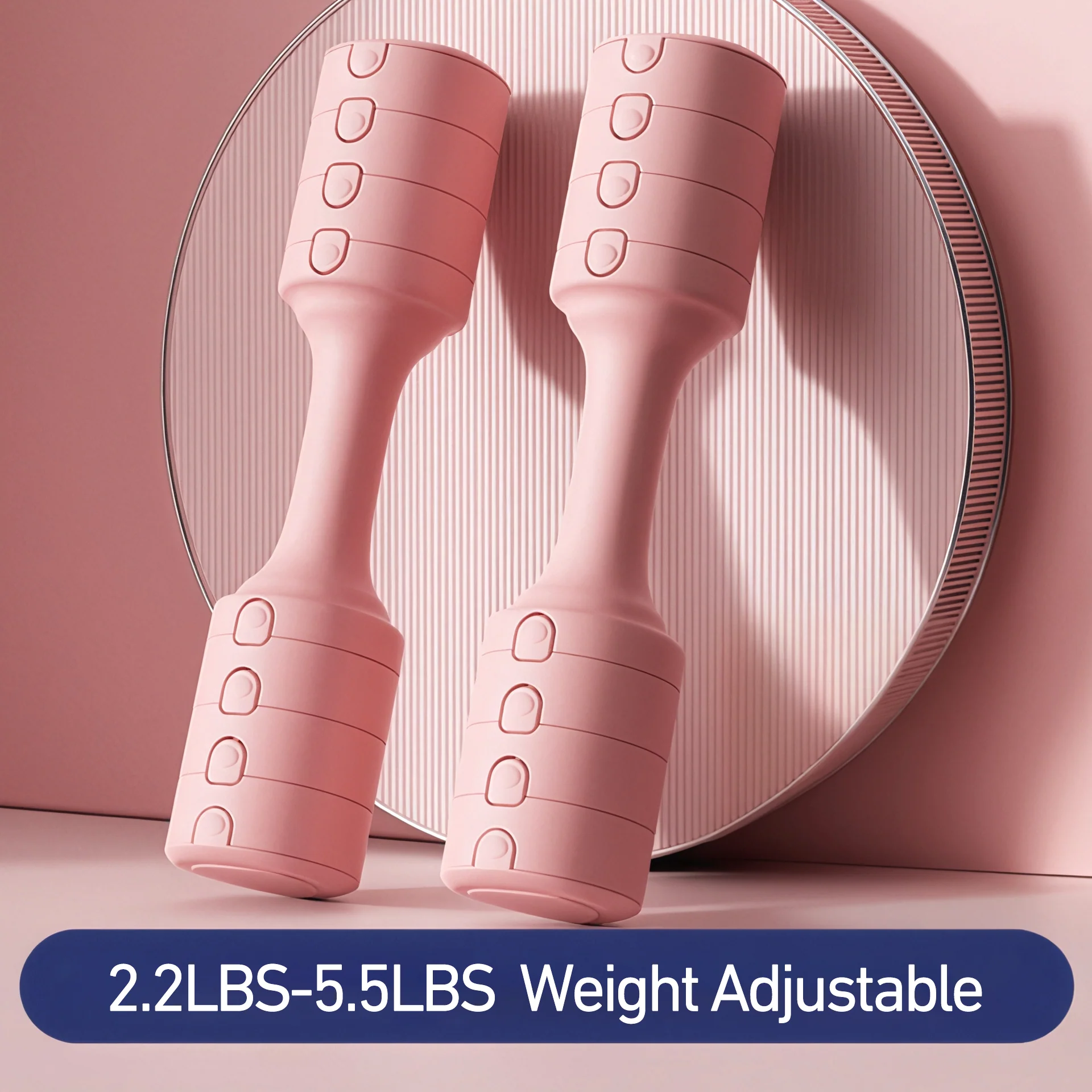 DeerRun® Dumbbell - Each 3.3lbs to 5.5lbs for Women at Home - Image 9