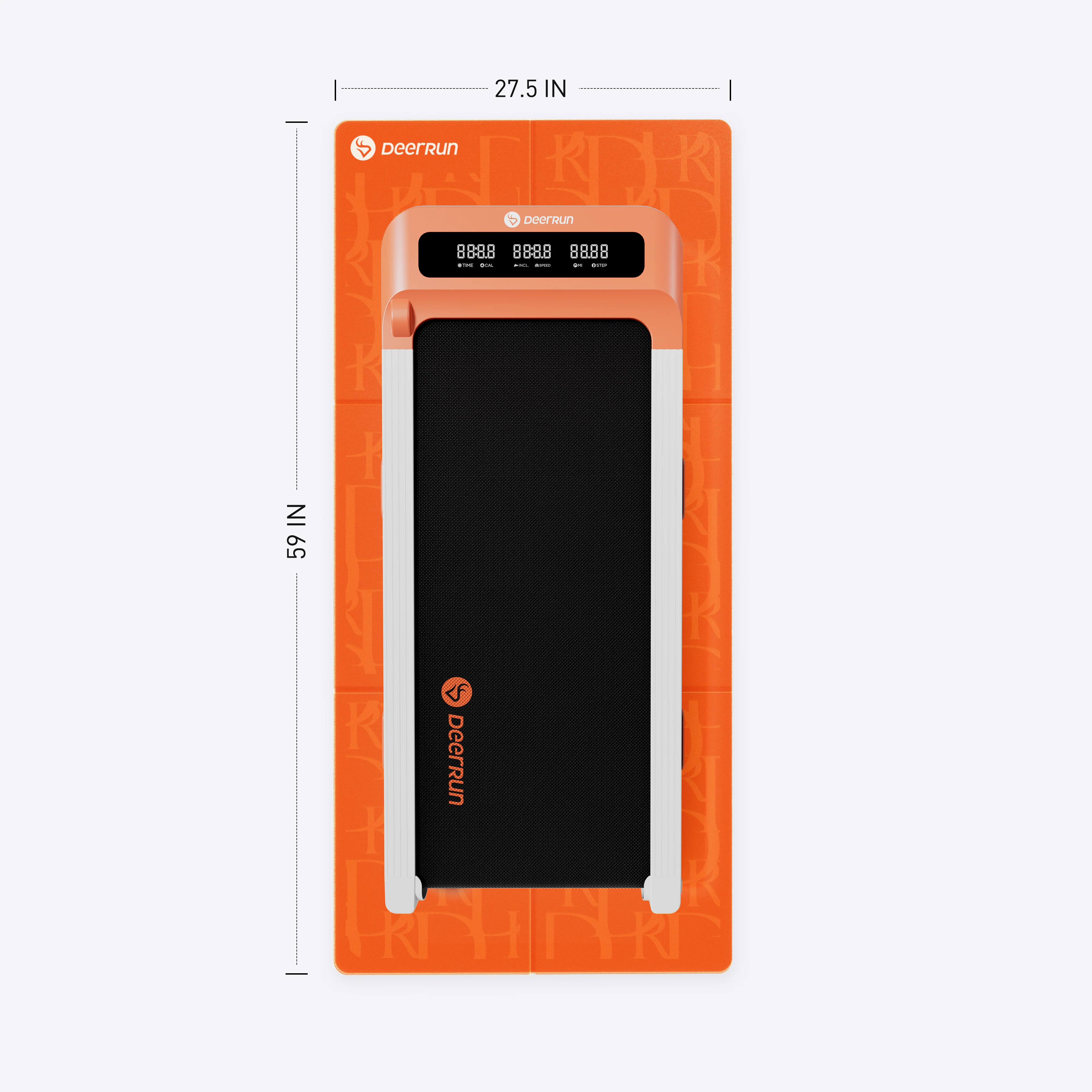 Orange Vibe DeerRun® Sprint Mat: A1 Pro-Specific, Foldable, Floor-Protecting - Image 5