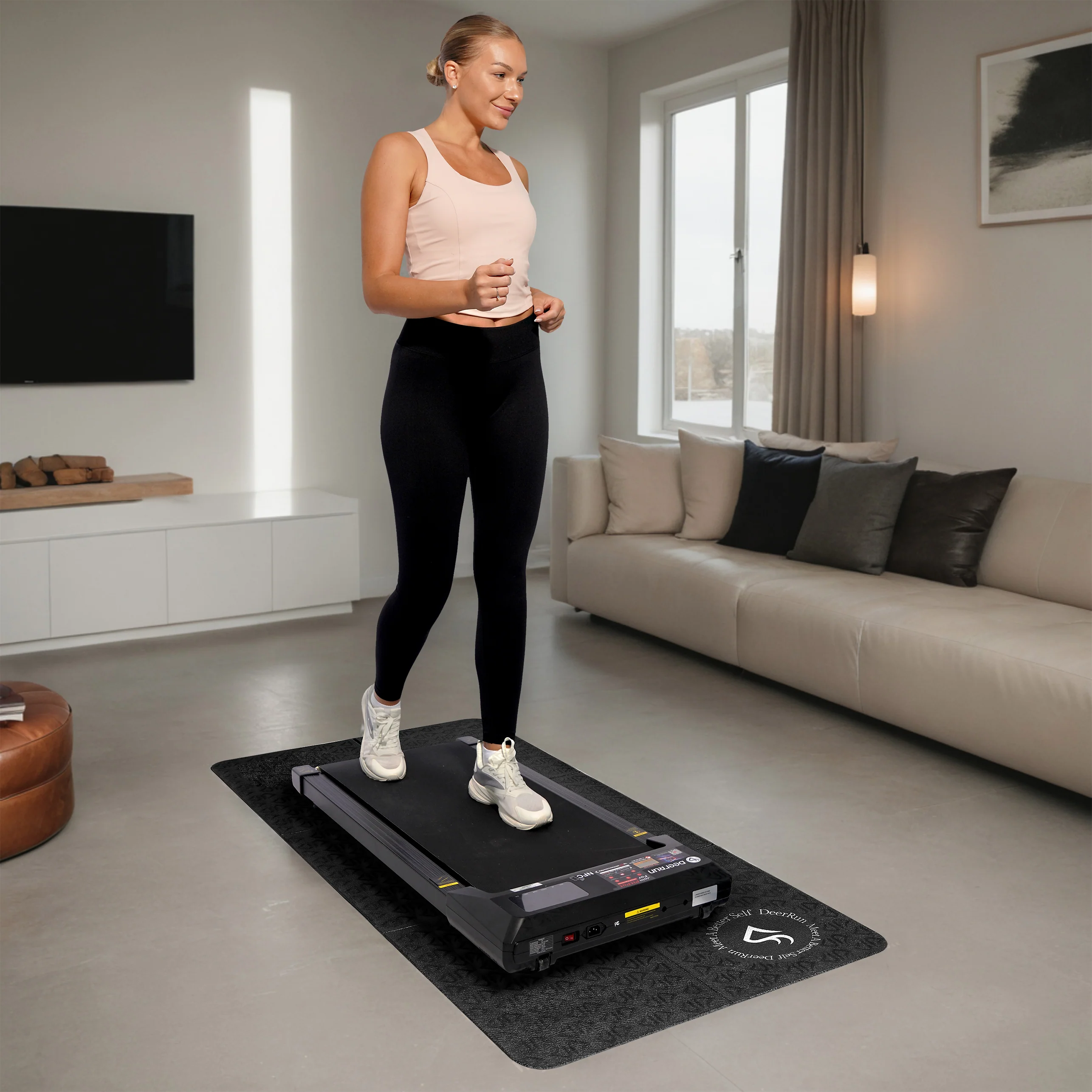 DeerRun® Glory Mat in 6MM Signature PVC, Higher Density Foldable Treadmill Mat - Image 7