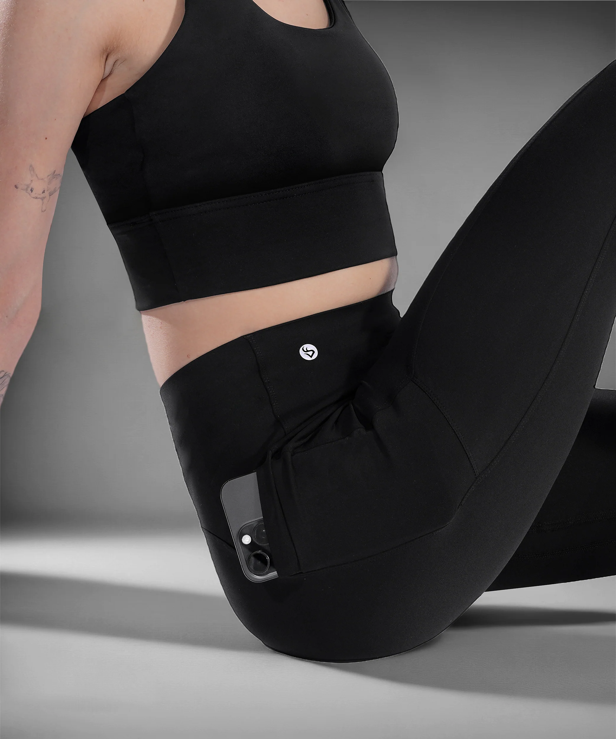 DeerRun® High-Waist Workout Legging 25'', with Dual Pockets - Image 4