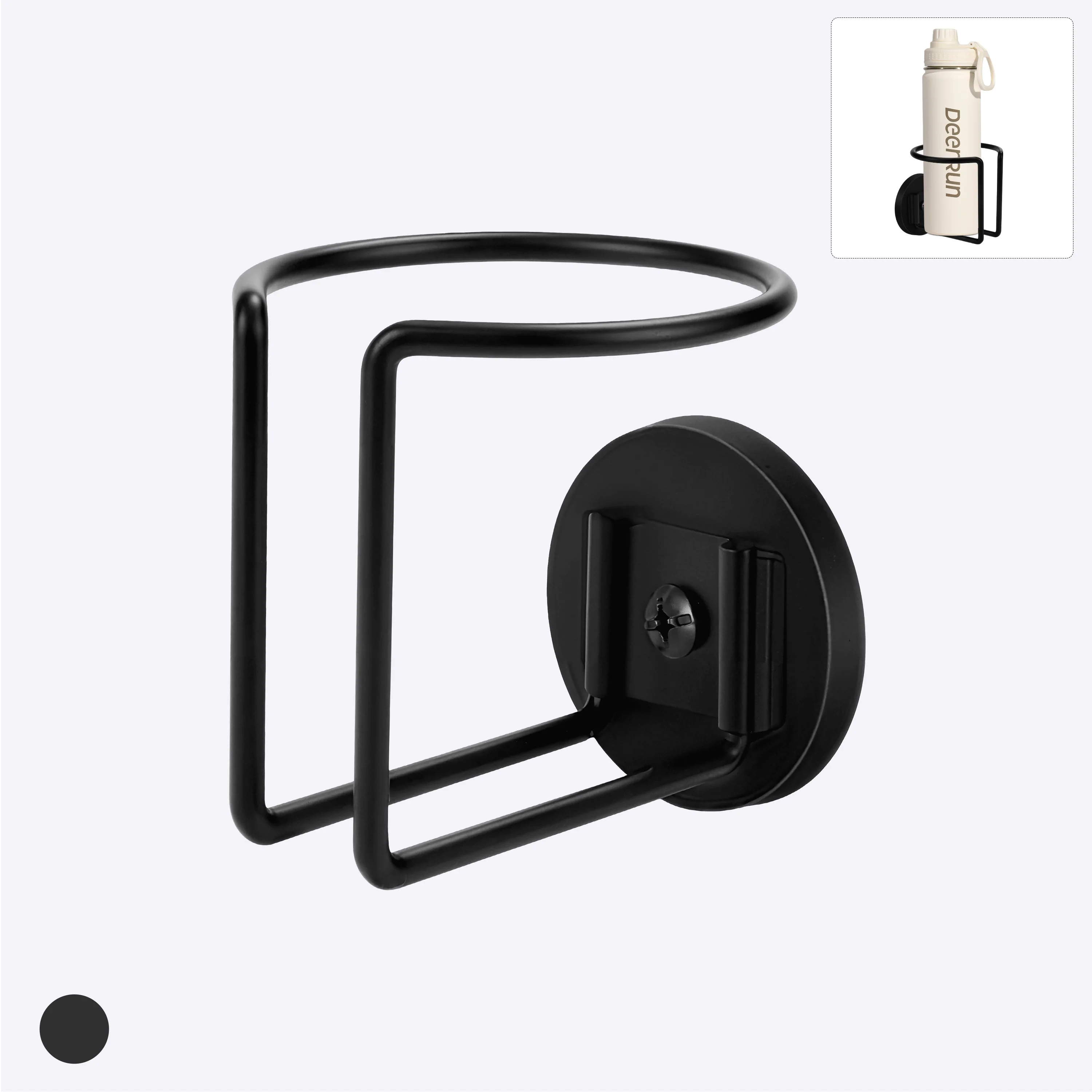 DeerRun® Magnetic Cup Holder, Keeps water bottle within reach while you exercise.