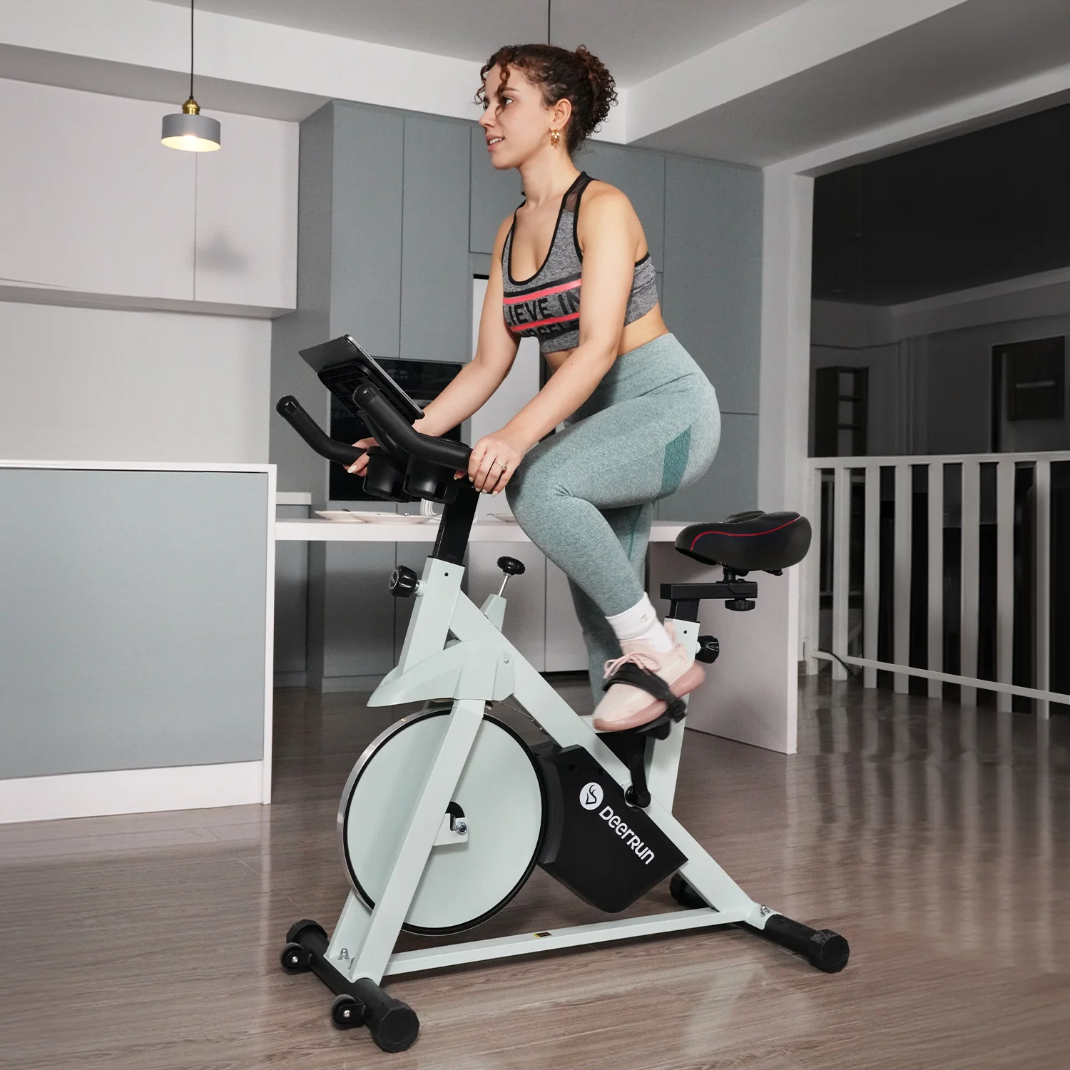 DeerRun® Oversized Bike Seat for DeerRun Indoor Cycling Bike, Ergonomic Design Comfort Seat Cushion - Image 7
