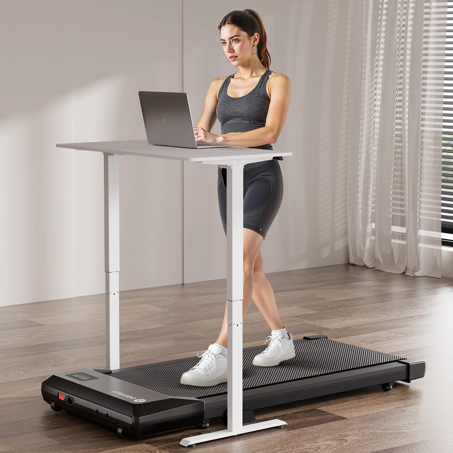 DeerRun Q2 Urban Smart Walking Pad with Incline Treadmill Remote Control - Image 4