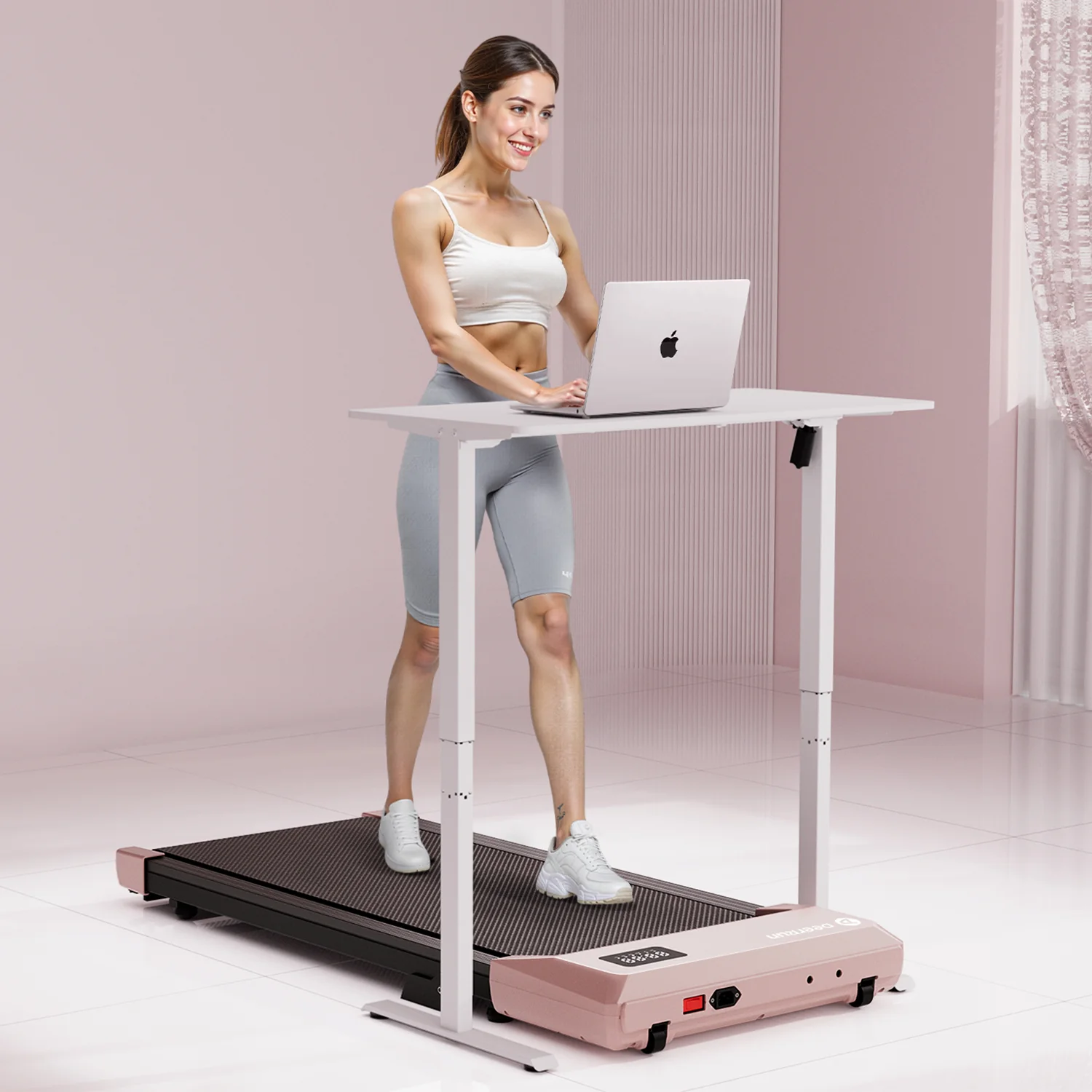DeerRun Q2 Urban Smart Walking Pad with 7% Incline Treadmill Remote Control - Image 4