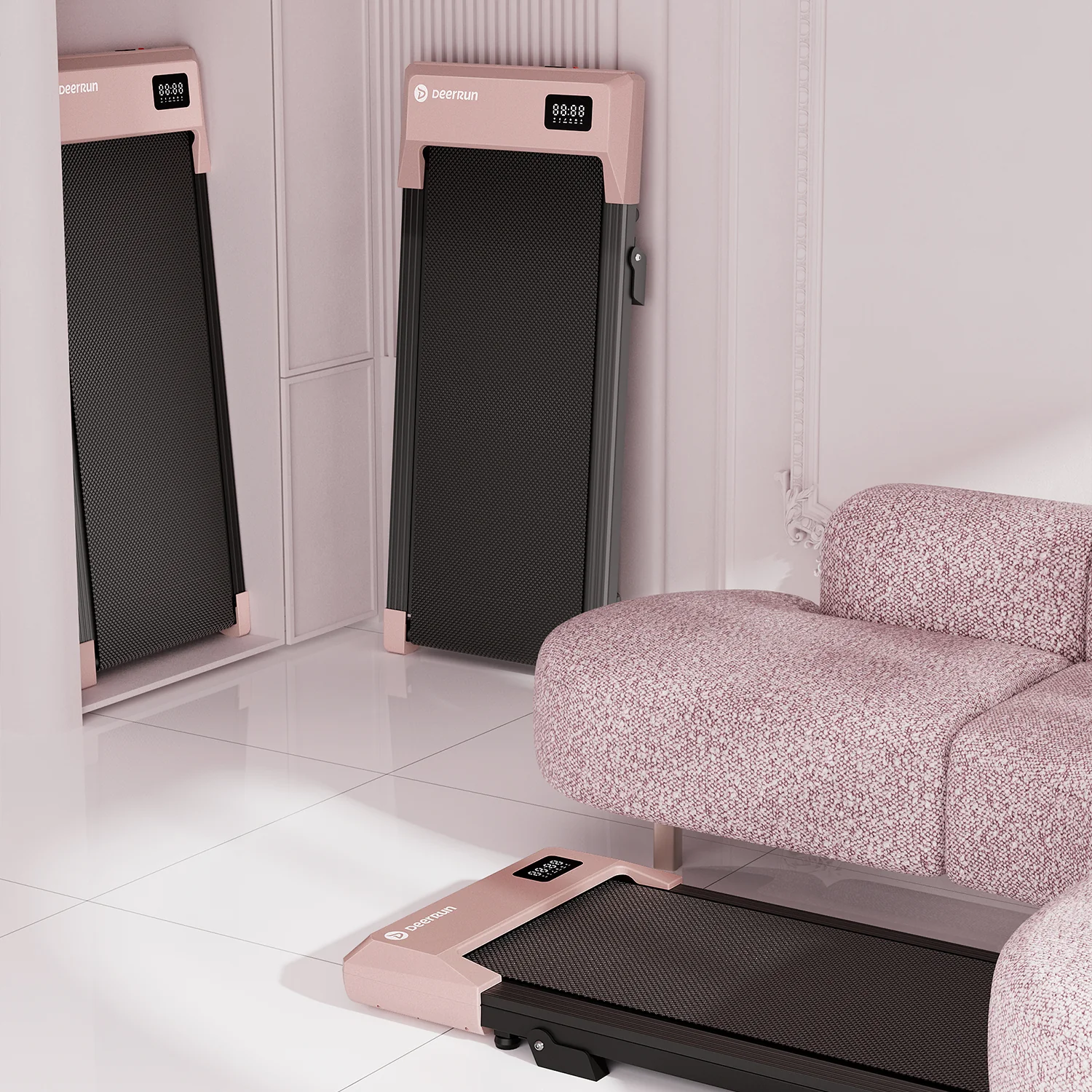 DeerRun Q2 Urban Smart Walking Pad with 7% Incline Treadmill Remote Control - Image 6