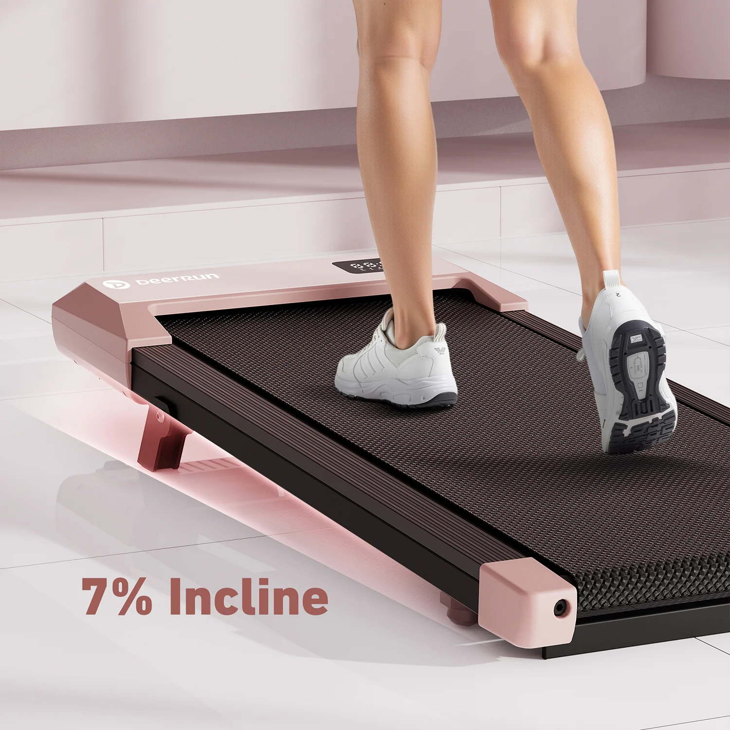 DeerRun Q2 Urban Smart Walking Pad with 7% Incline Treadmill Remote Control - Image 7