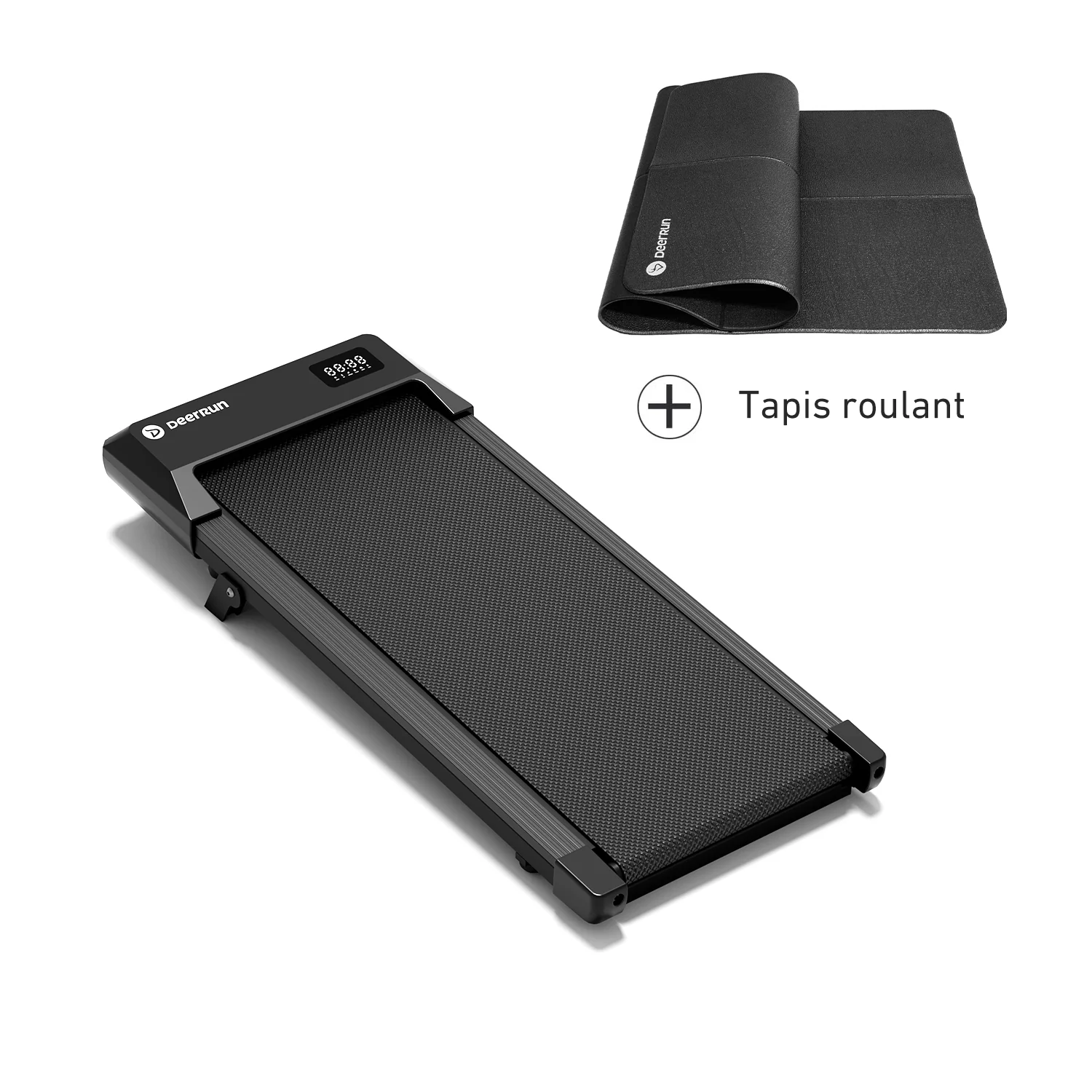 DeerRun Q2 Urban 7% Incline Under-desk Walking Pad with Smart Control | Black - Image 20