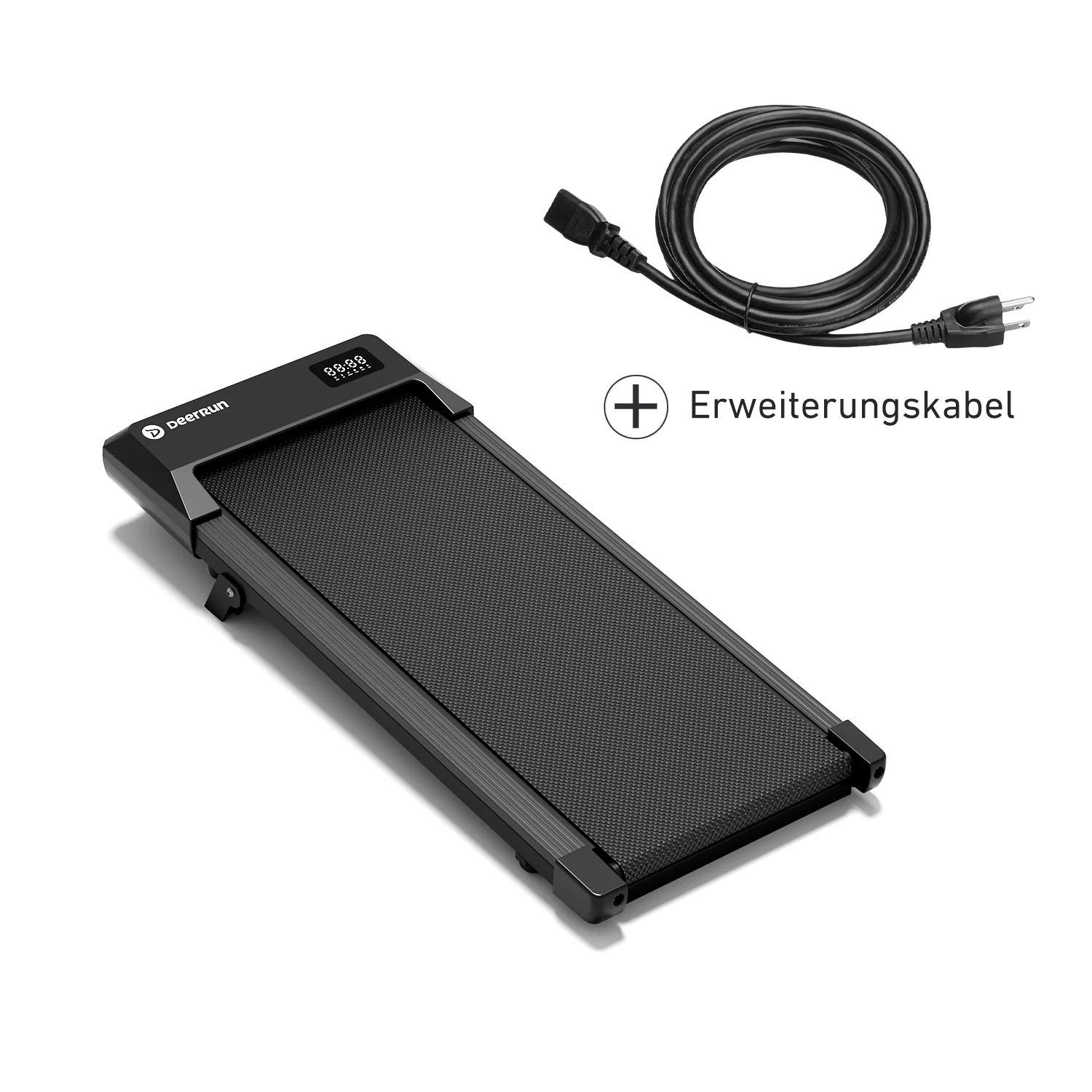 DeerRun Q2 Urban 7% Incline Under-desk Walking Pad with Smart Control | Black - Image 21