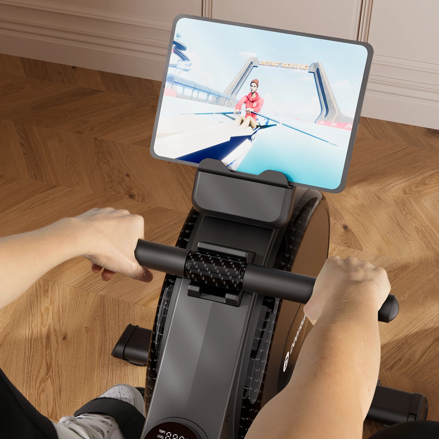 DeerRun R1 Pro Ultra-Quiet 32-Level Magnetic Resistance Smart Rower for Home - Image 13