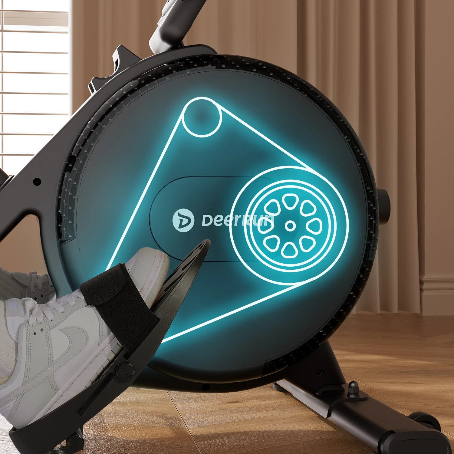 DeerRun R1 Pro Ultra-Quiet 32-Level Magnetic Resistance Smart Rower for Home - Image 14