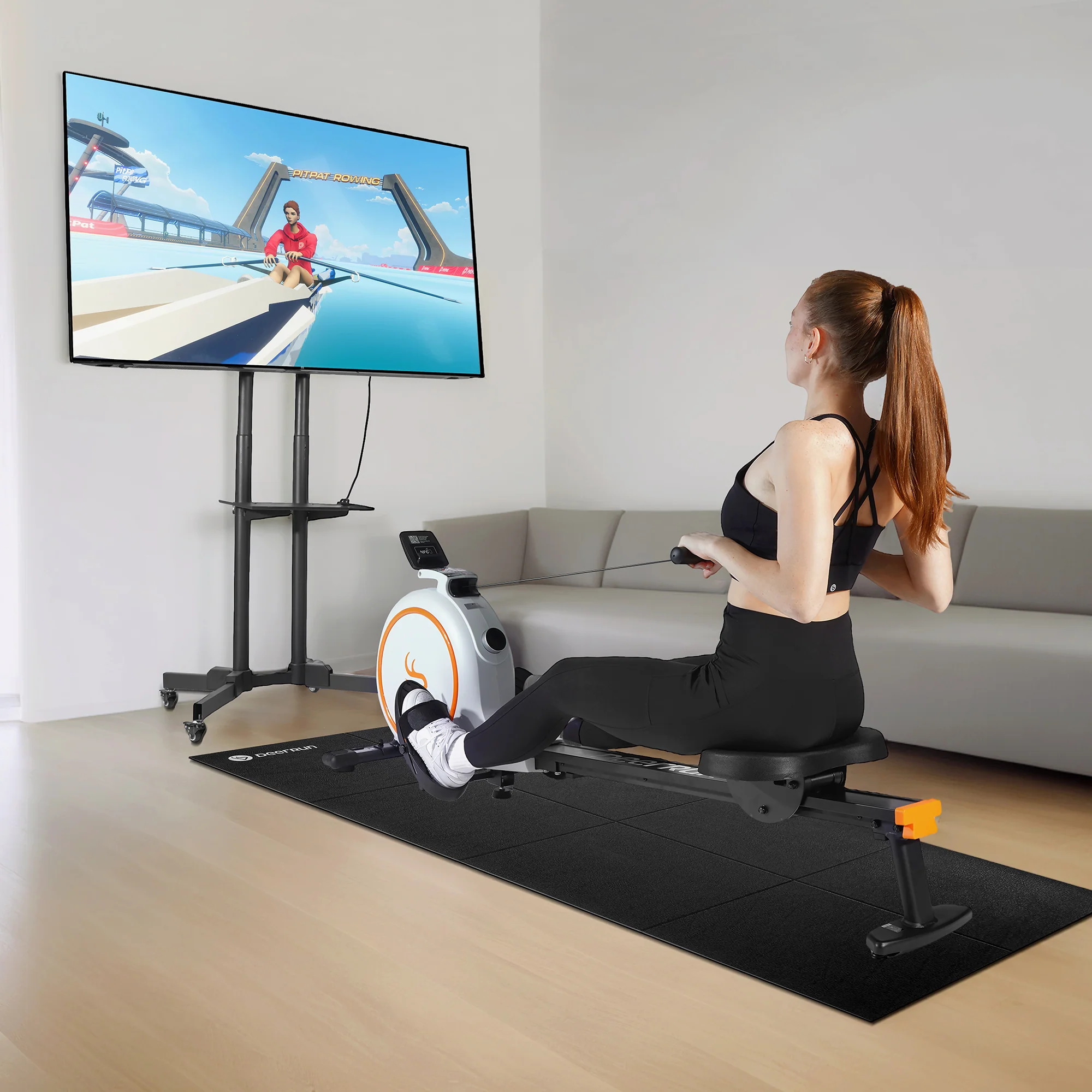 DeerRunĀ® Treadmill & Rowing Machine Mat, Compatibility with X20 & RW600 - Image 5