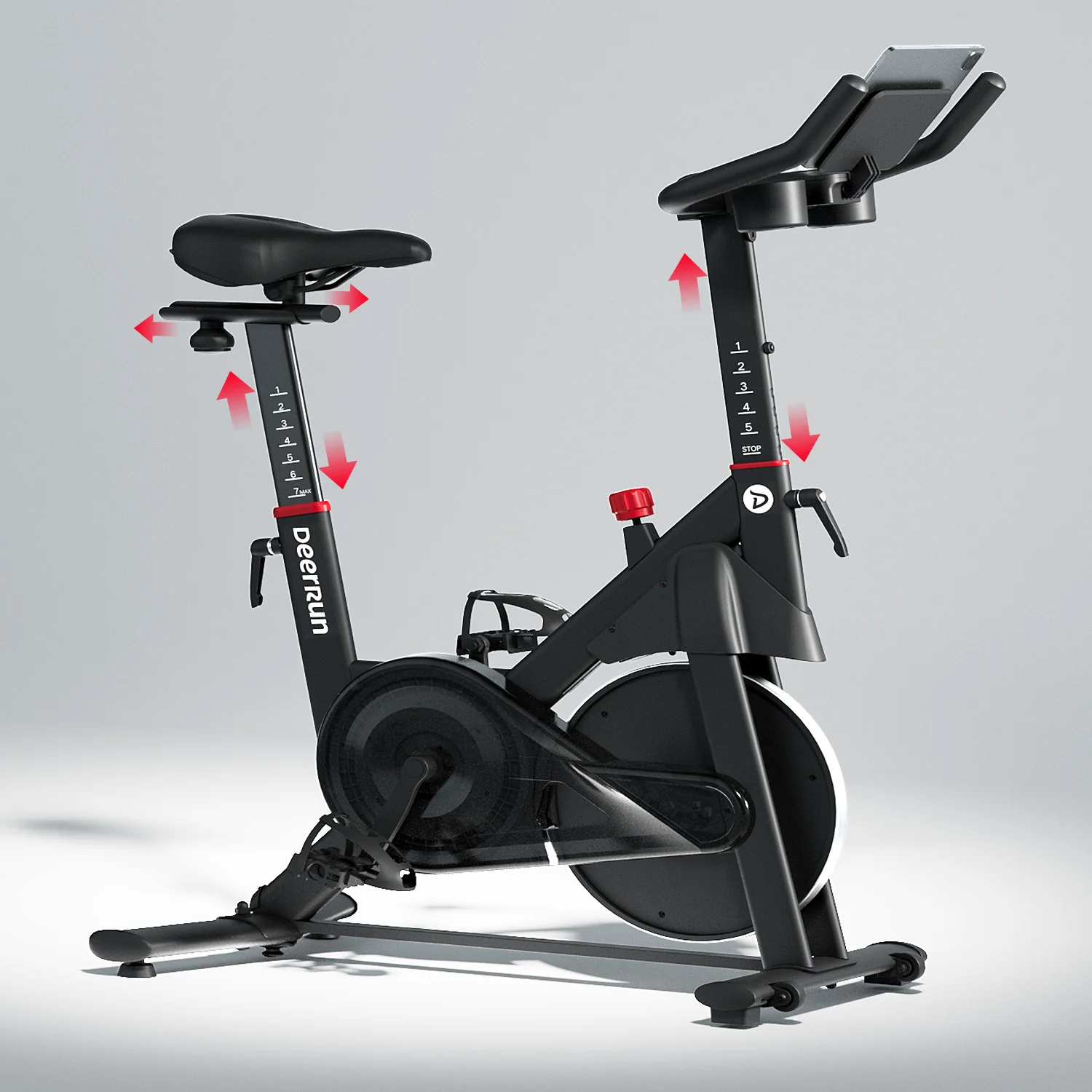 DeerRun S500 PM 25-level Magnetic Resistance Indoor Smart Bike with One-Way Bearing System - Image 14