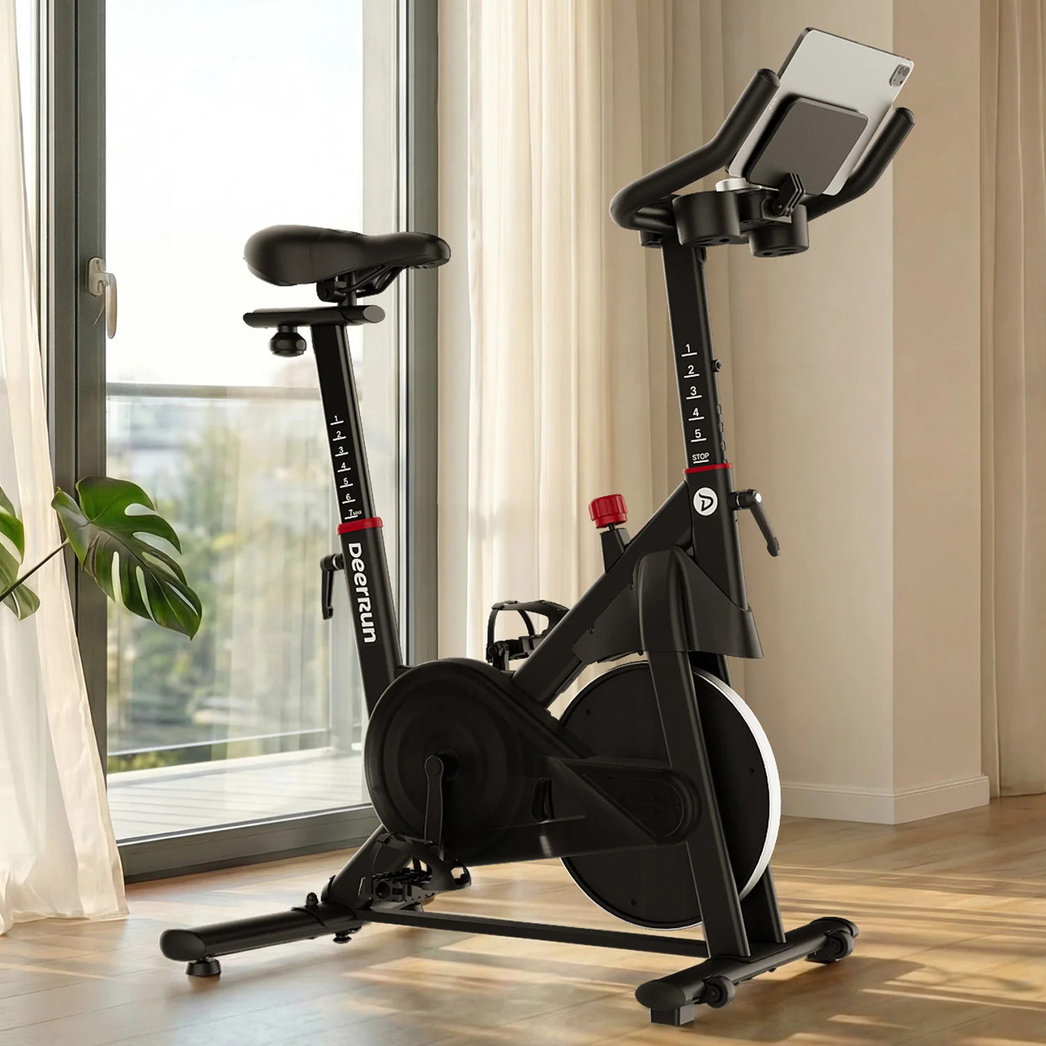 DeerRun S500 PM 25-level Magnetic Resistance Indoor Smart Bike with One-Way Bearing System - Image 3