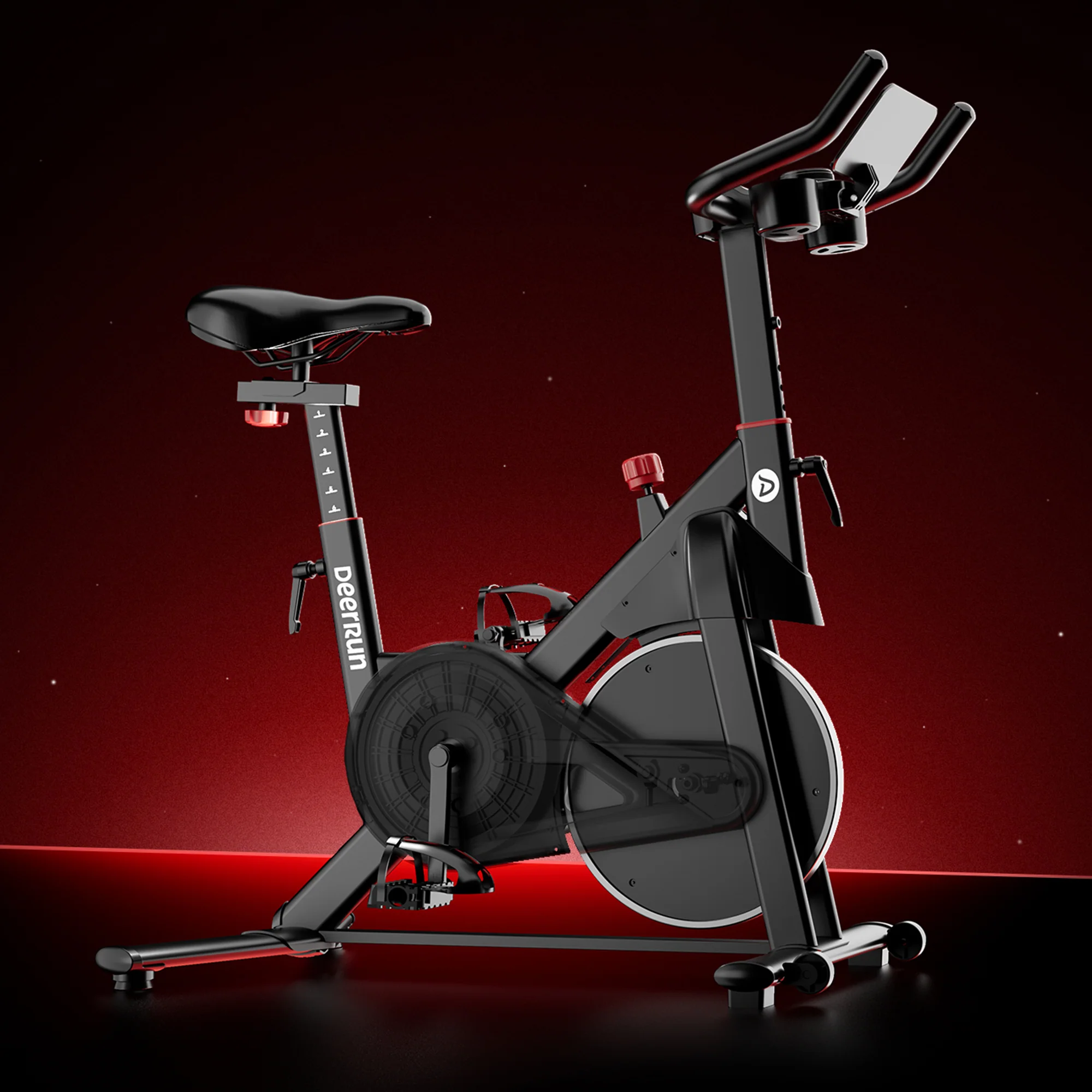 DeerRun S500 Pro King Size Indoor Exercise Bike for Tall Riders 32 Magnetic Adjustable Resistance, LED Screen - Image 10