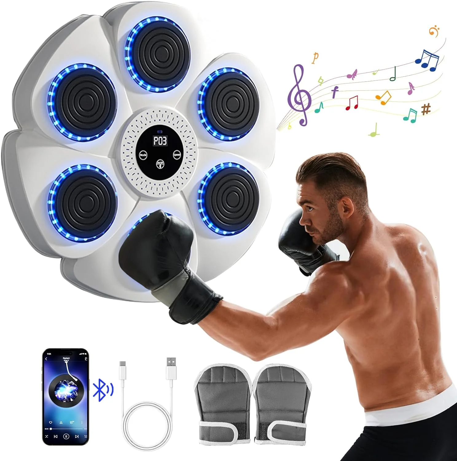 DeerRun® Smart Music Boxing Machine (Gloves and charging cable included) - Image 11