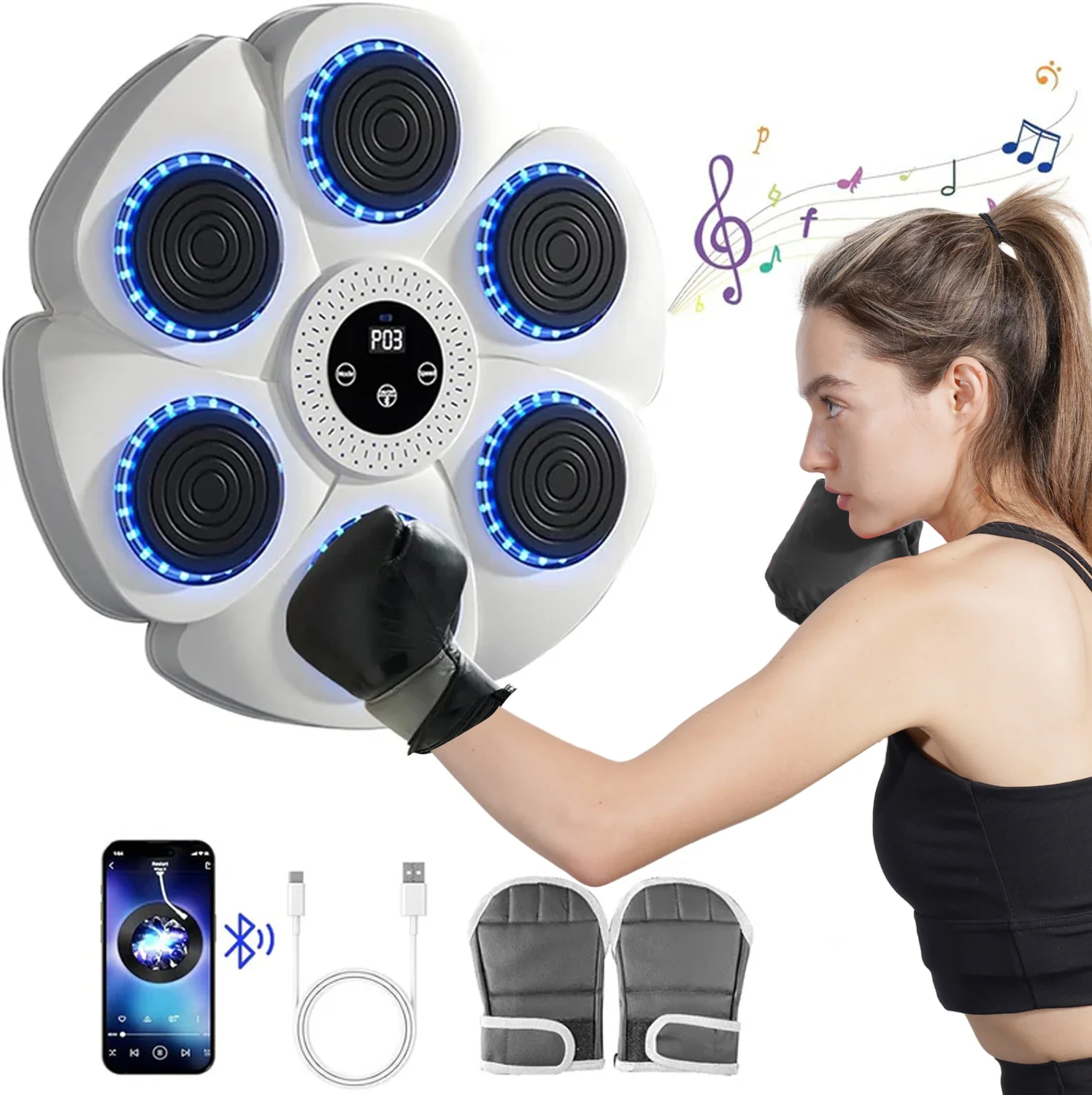 DeerRun® Smart Music Boxing Machine (Gloves and charging cable included) - Image 4