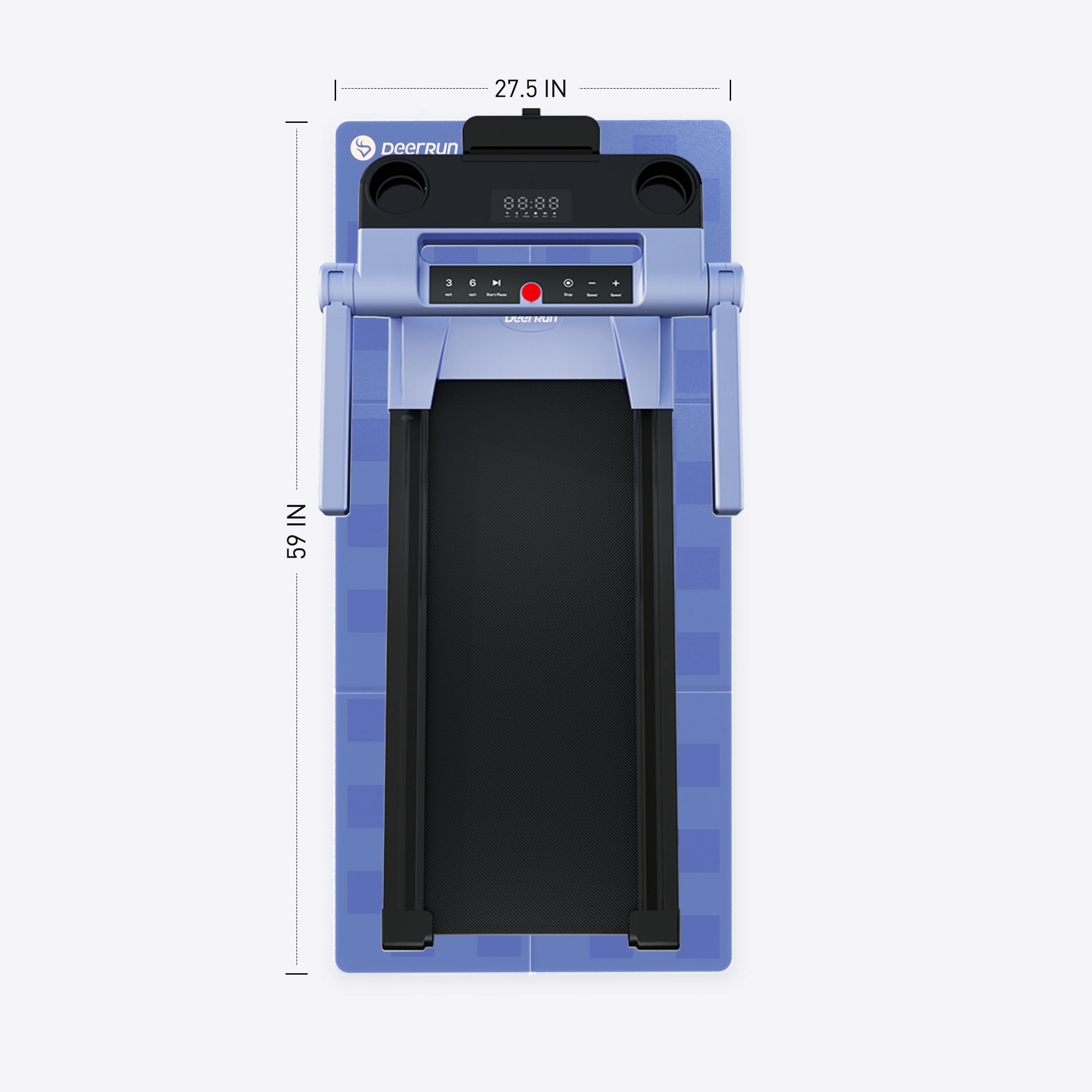 Blue Vibe DeerRun® Sprint Mat: A1 Pro-Specific, Foldable, Floor-Protecting - Image 5