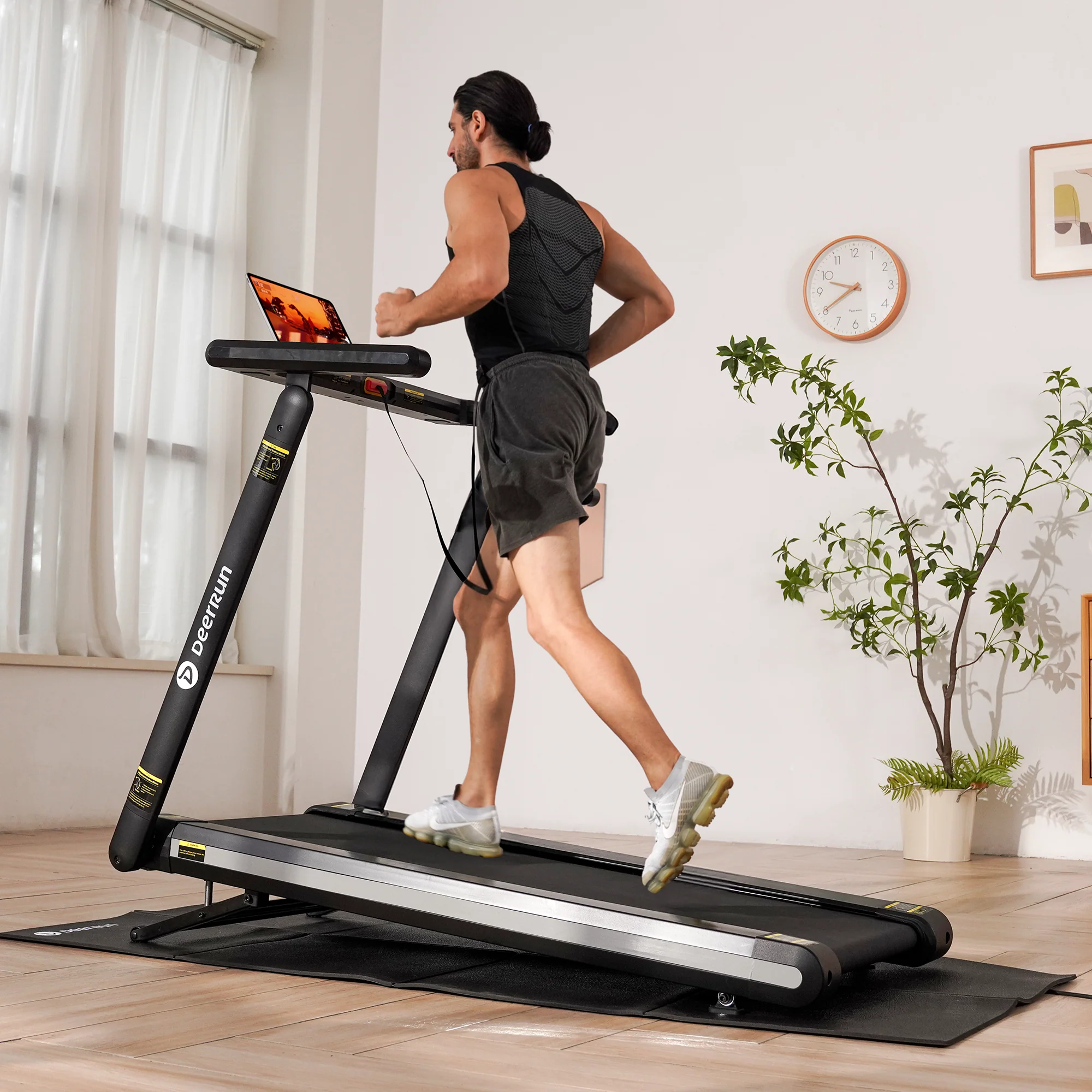 DeerRun X20 Incline Home Treadmill with 15% Auto Incline & Full Running Deck | 400 lbs, 11.3 mph - Image 29