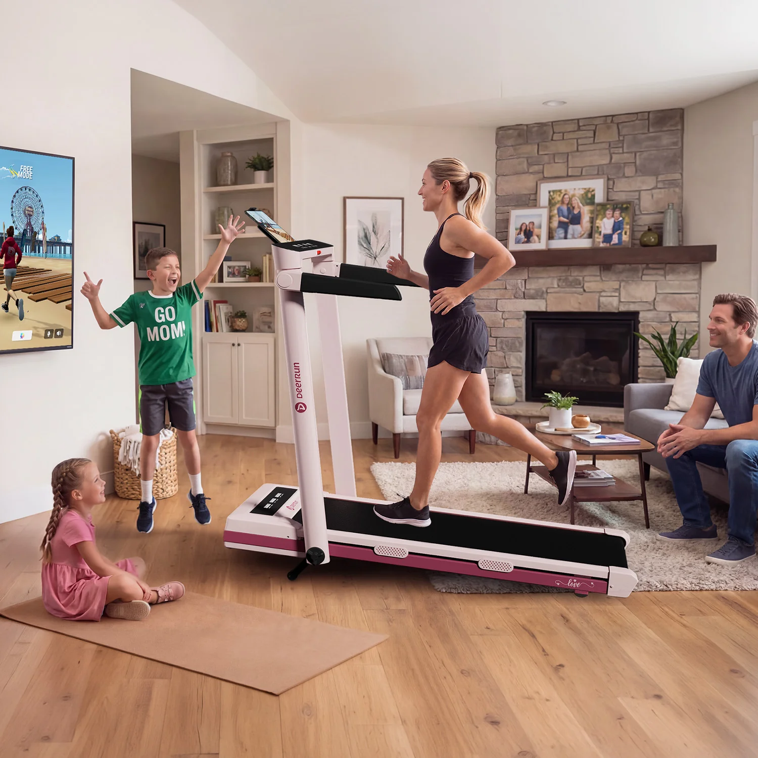 DeerRun Perfect Mother's Day Gift 12% Auto Incline Limited Edition Treadmill | Home Fitness Gift - Image 4