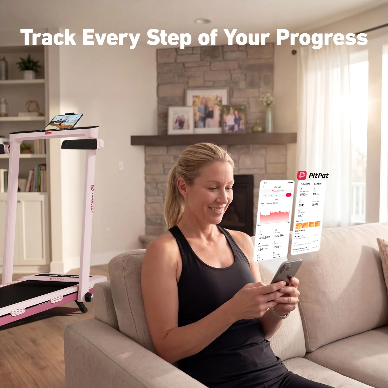 DeerRun Perfect Mother's Day Gift 12% Auto Incline Limited Edition Treadmill | Home Fitness Gift - Image 6