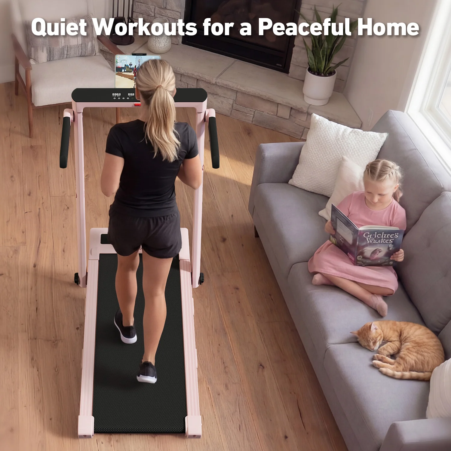 DeerRun Perfect Mother's Day Gift 12% Auto Incline Limited Edition Treadmill | Home Fitness Gift - Image 7