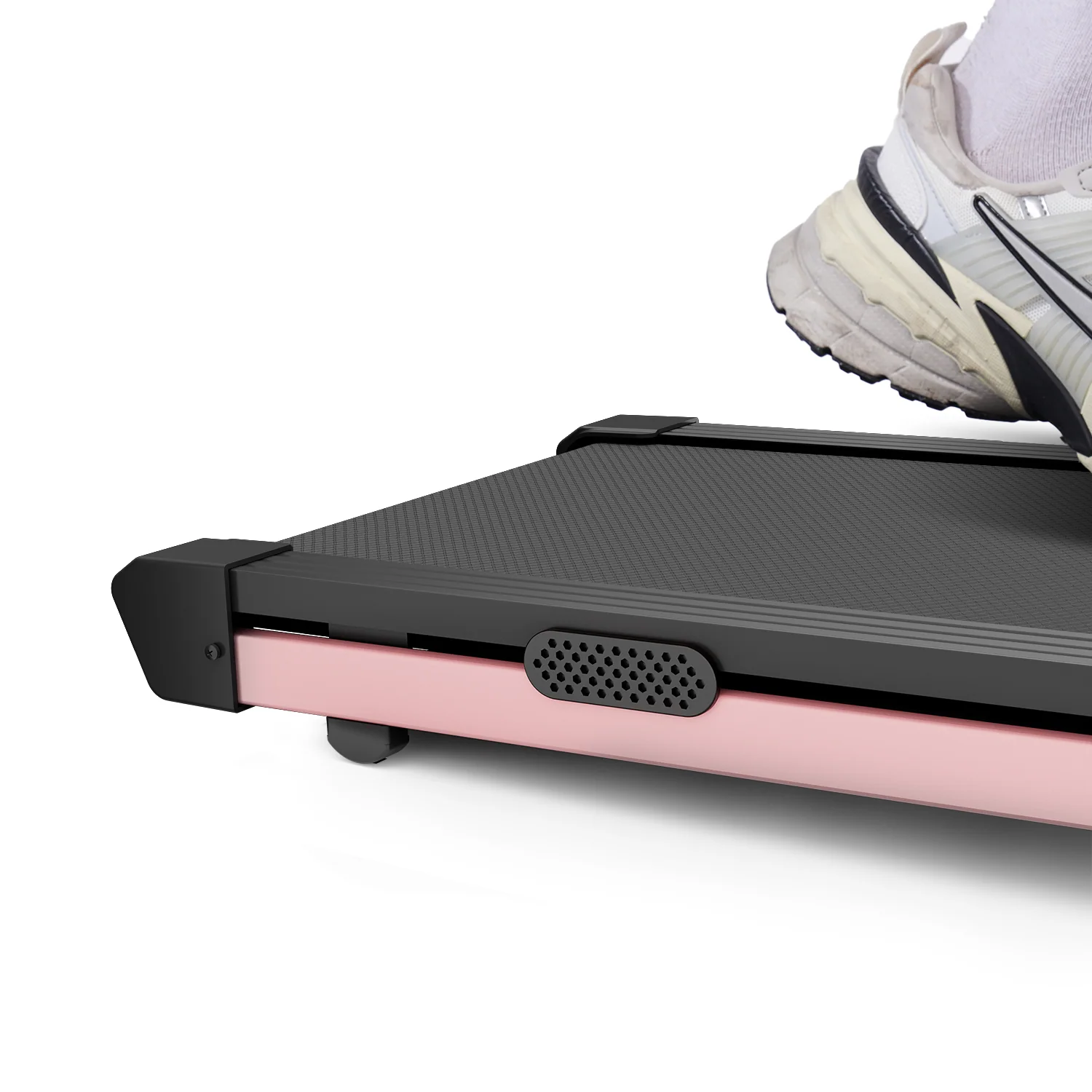 DeerRun Z10 Pro Muse Type 2 in 1 Foldable Treadmill with Remote Control, 12% Auto Incline, Pink - Image 10