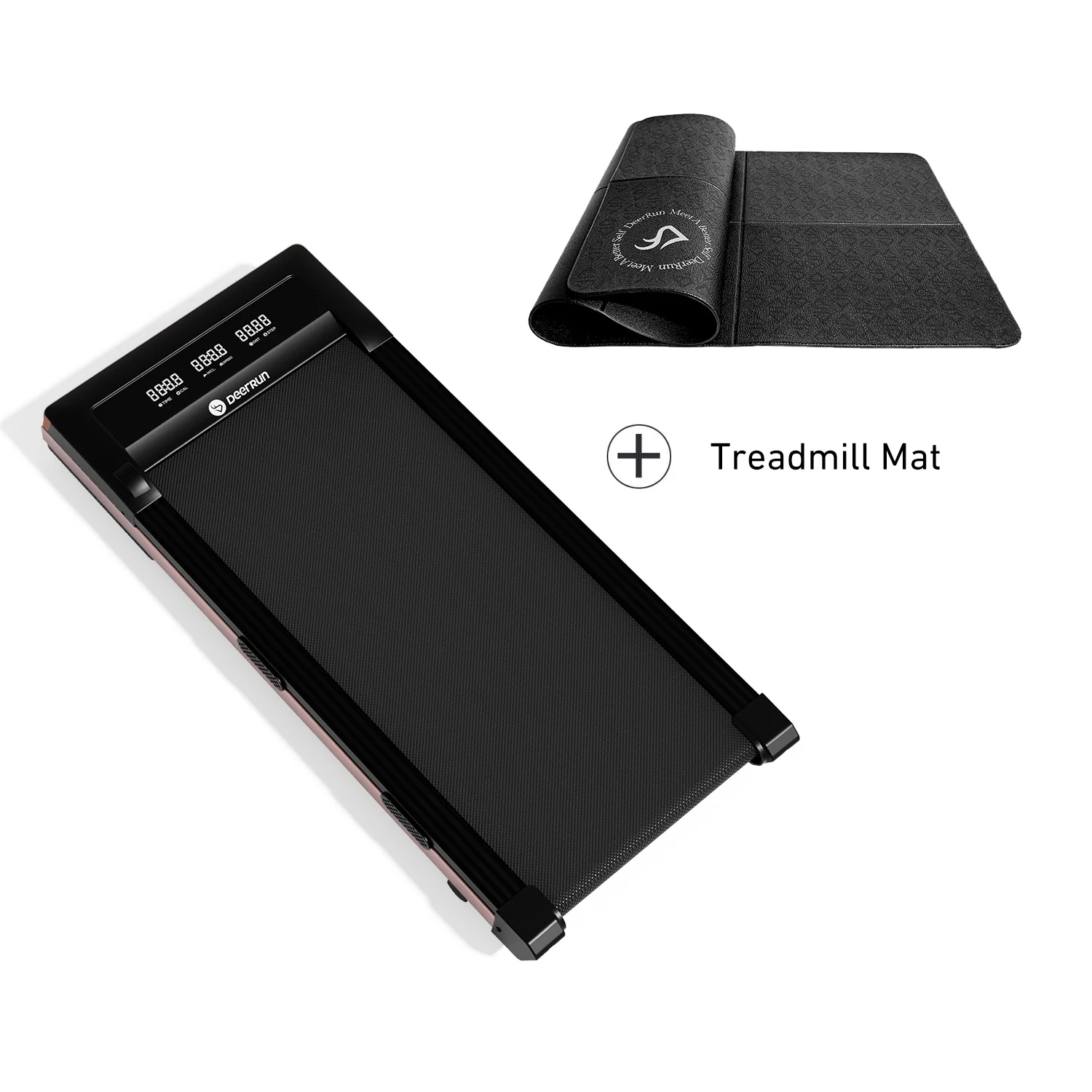 DeerRun Z10 12% Auto Incline Smart Walking Pad Treadmill with remote control-Black - Image 17