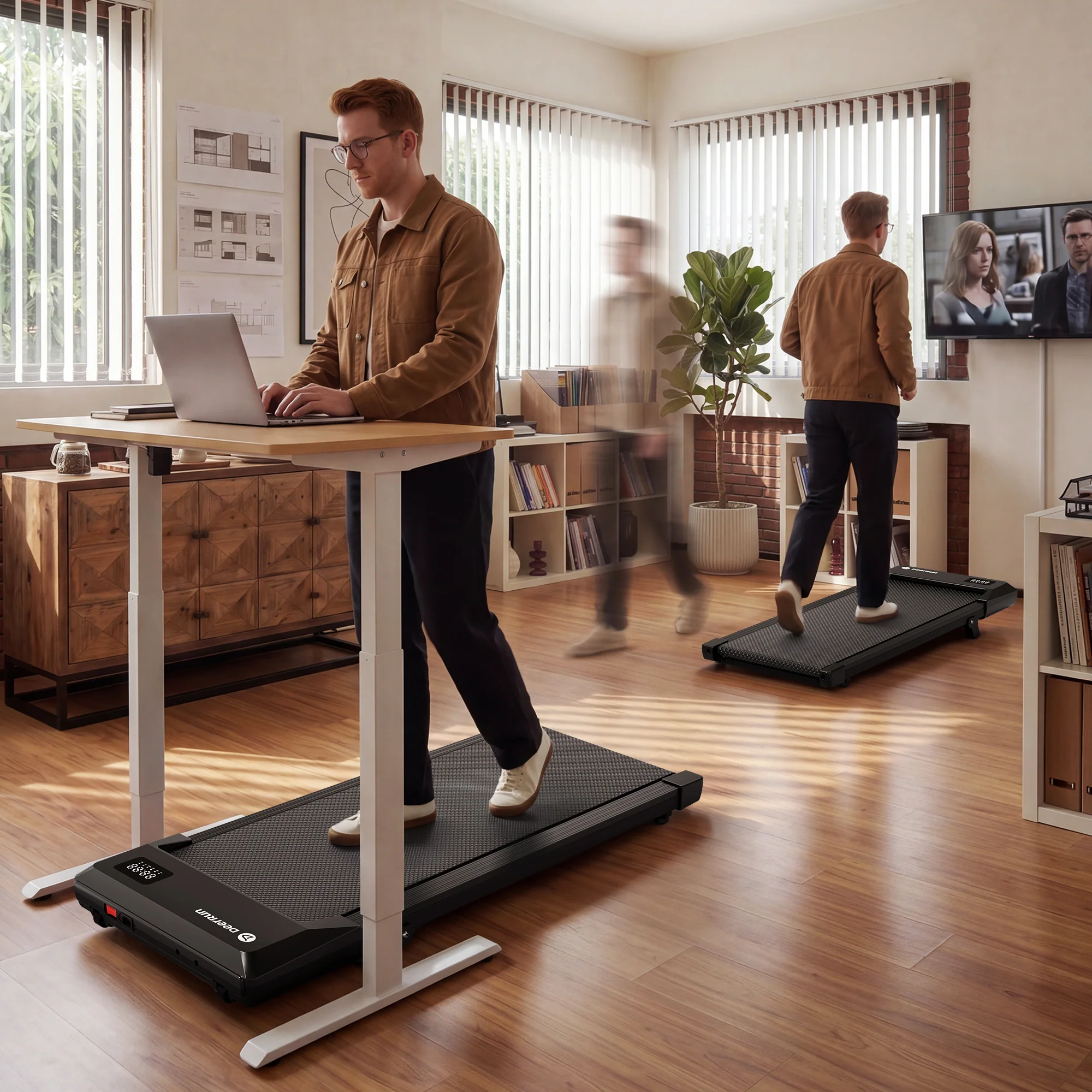 DeerRun 2026 Q2 Urban Plus Smart Walking Pad with 7% Incline for Space-Saving Active Walking - Image 5