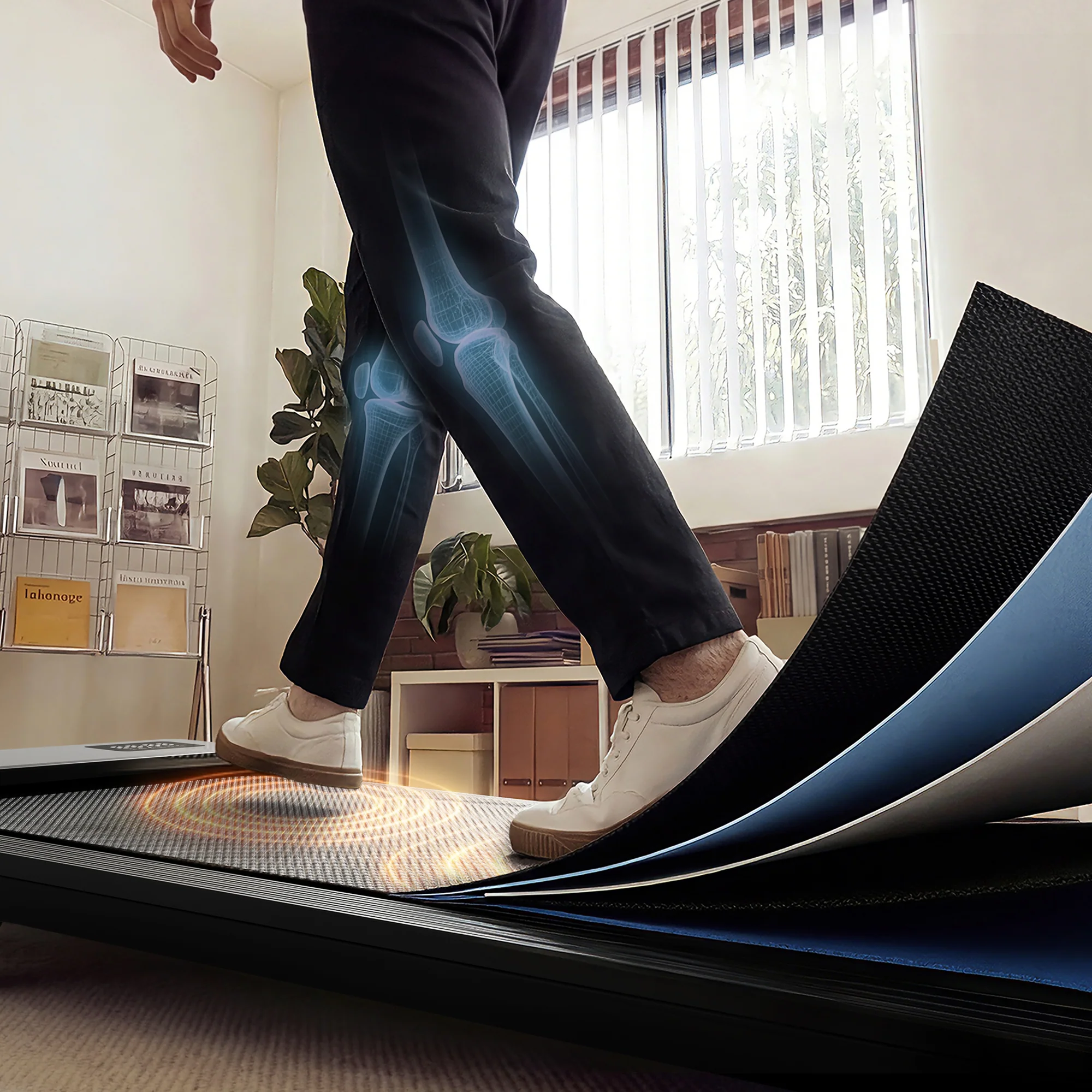 DeerRun 2026 Q2 Urban Plus Smart Walking Pad with 7% Incline for Space-Saving Active Walking - Image 8